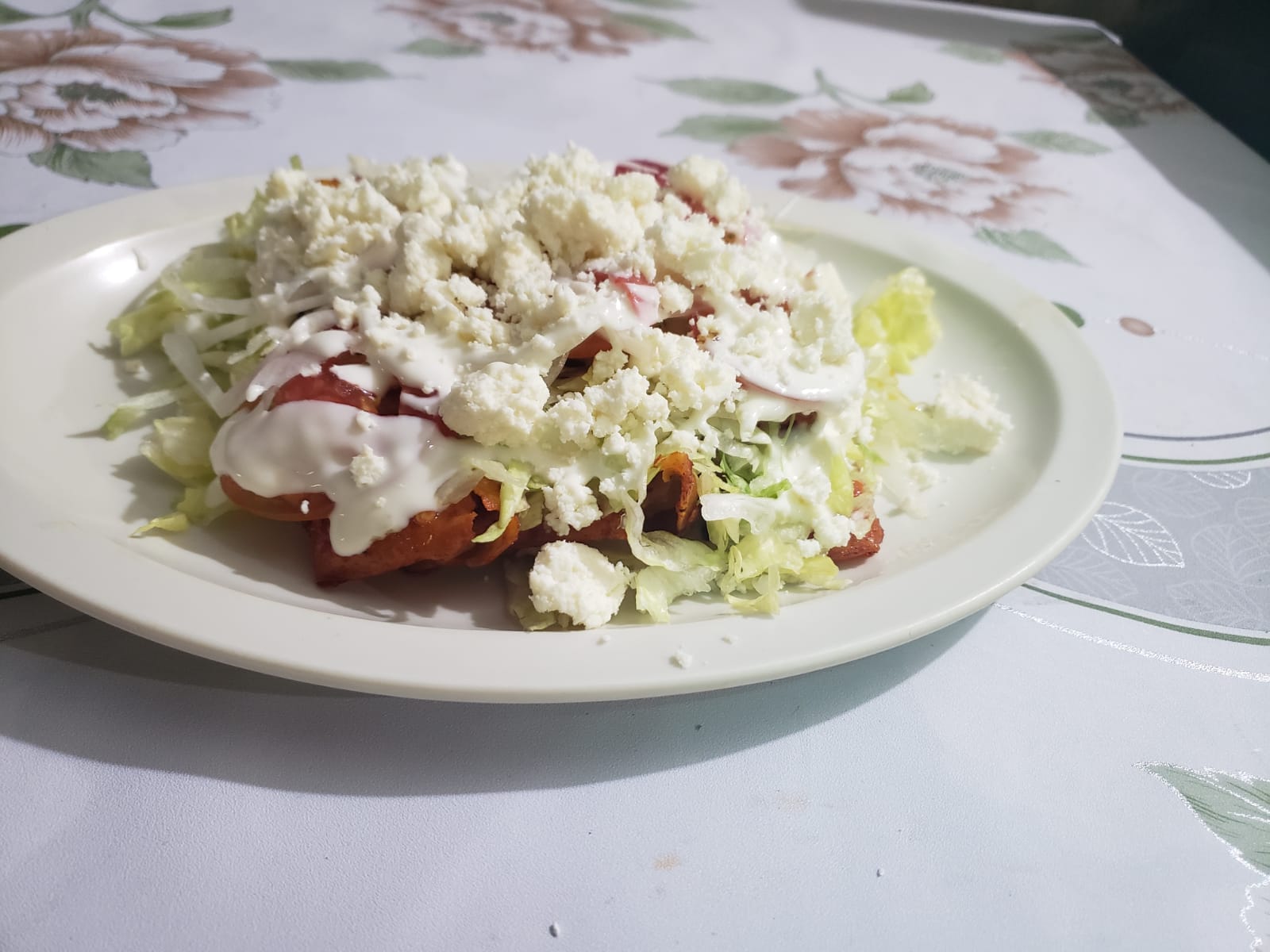 Enchiladas Rojas.