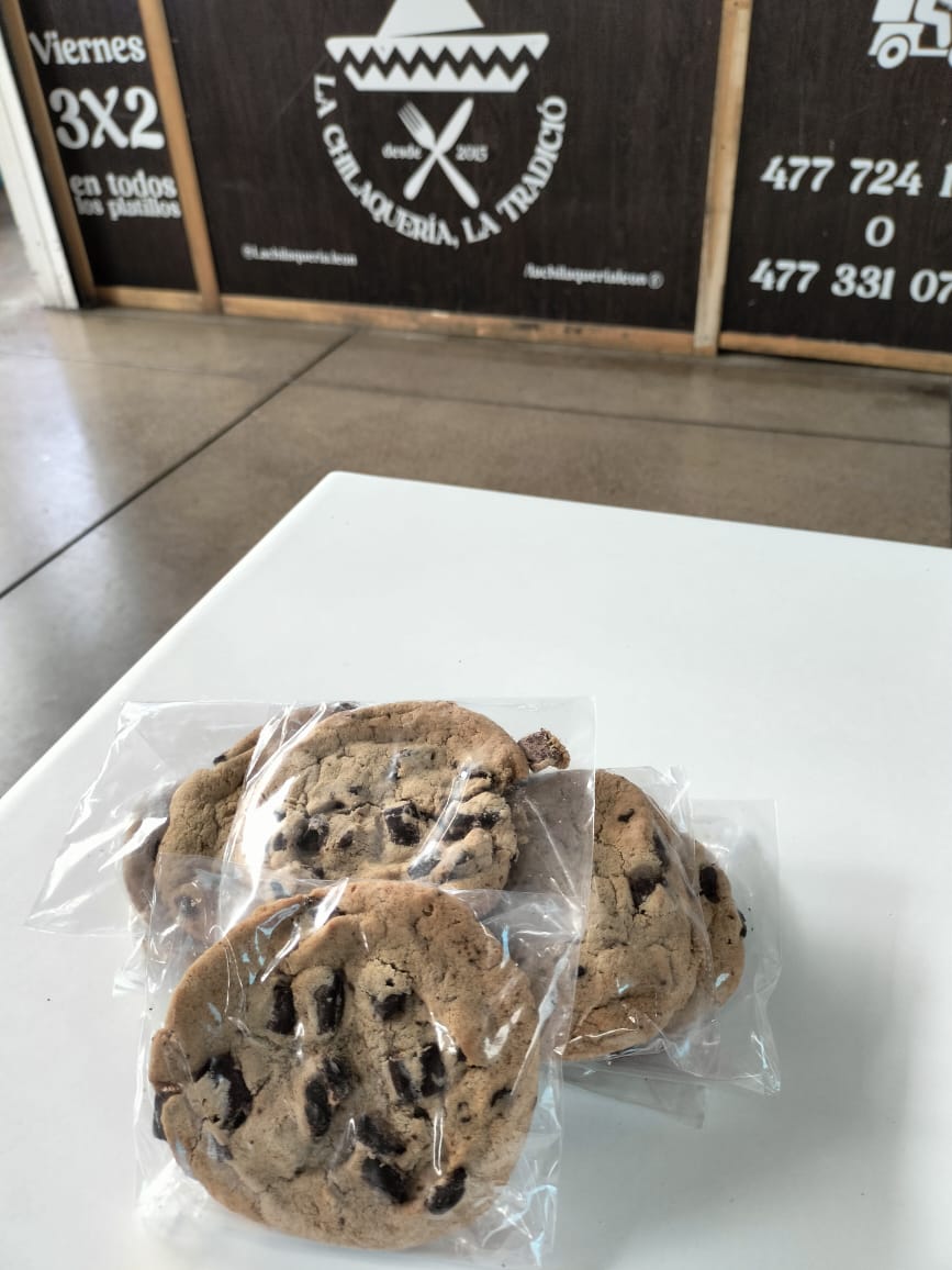 Galleta con Trozo de Chocolate