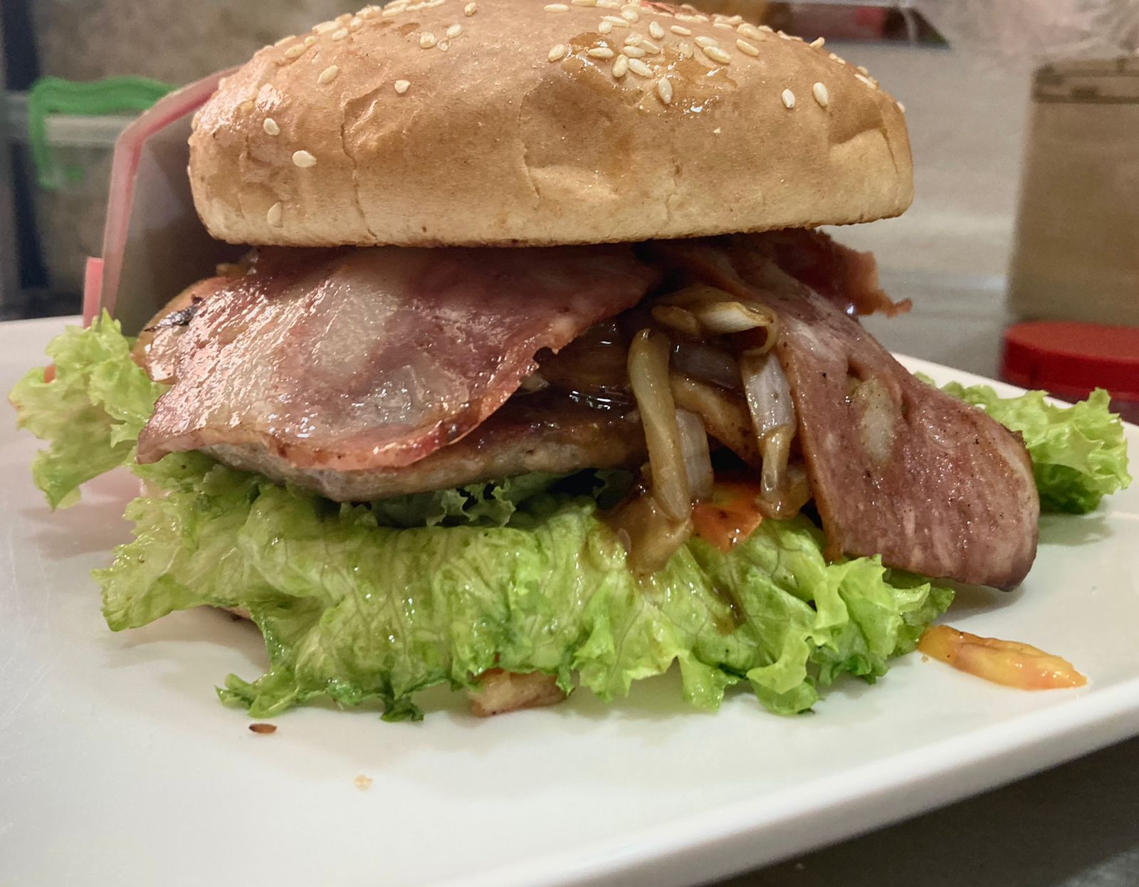 HAMBURGUESA TACO