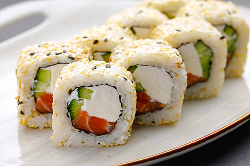 Philadelfia roll : 12 piezas