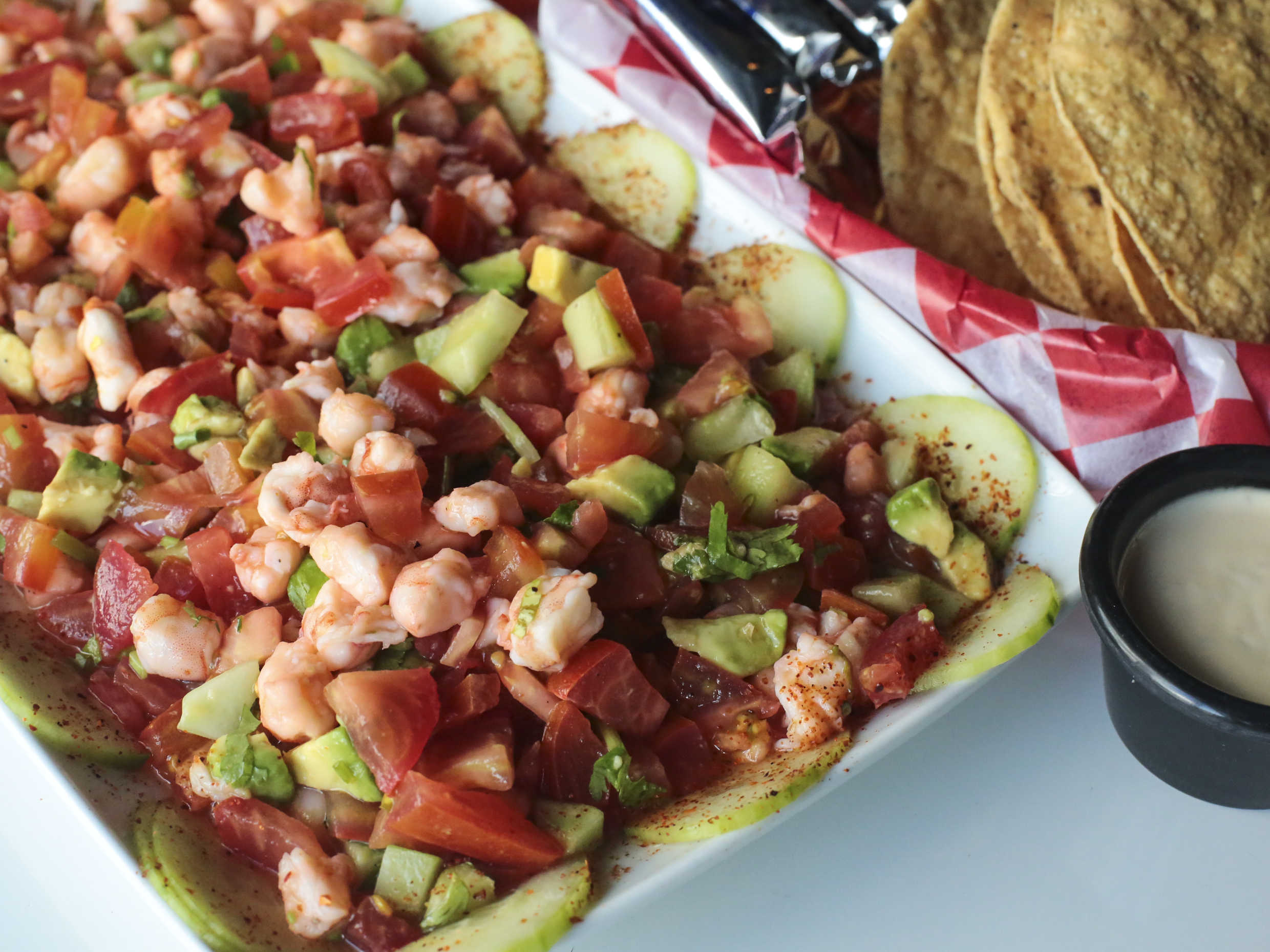 Ceviche de camarón