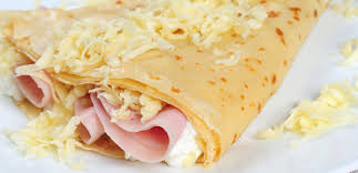 Creppa de  Philadelphia Con Jamón