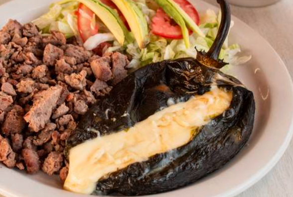 Chile Relleno de Cecina