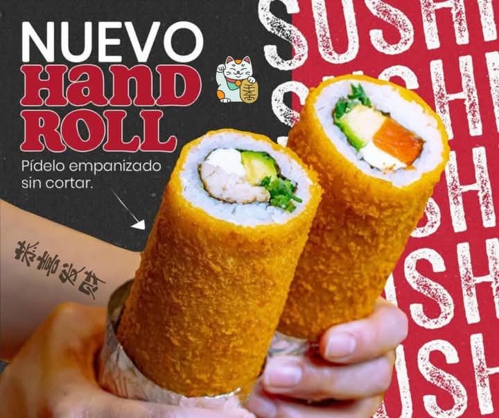Hand roll de surimi