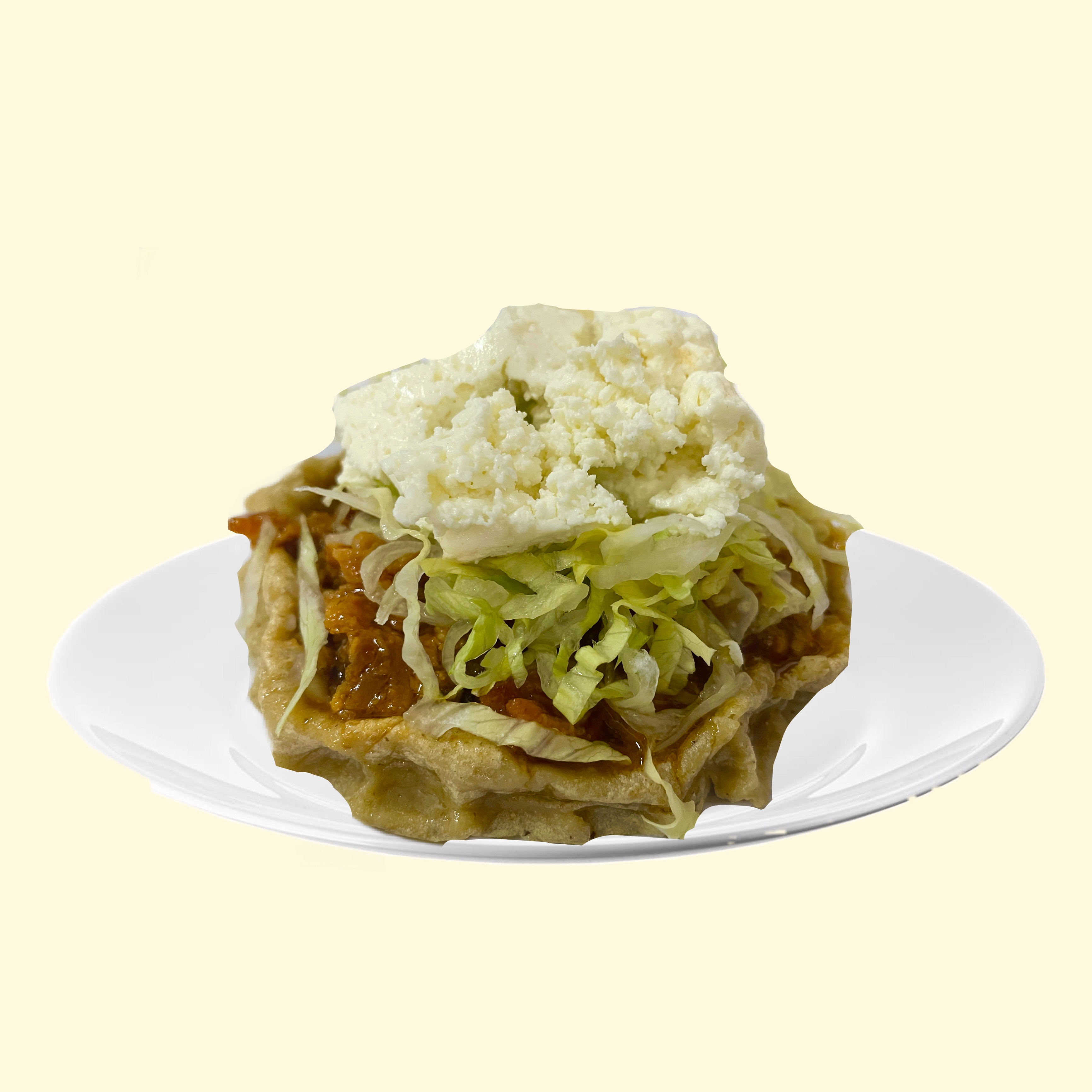 Sope de Chicharrón Prensado