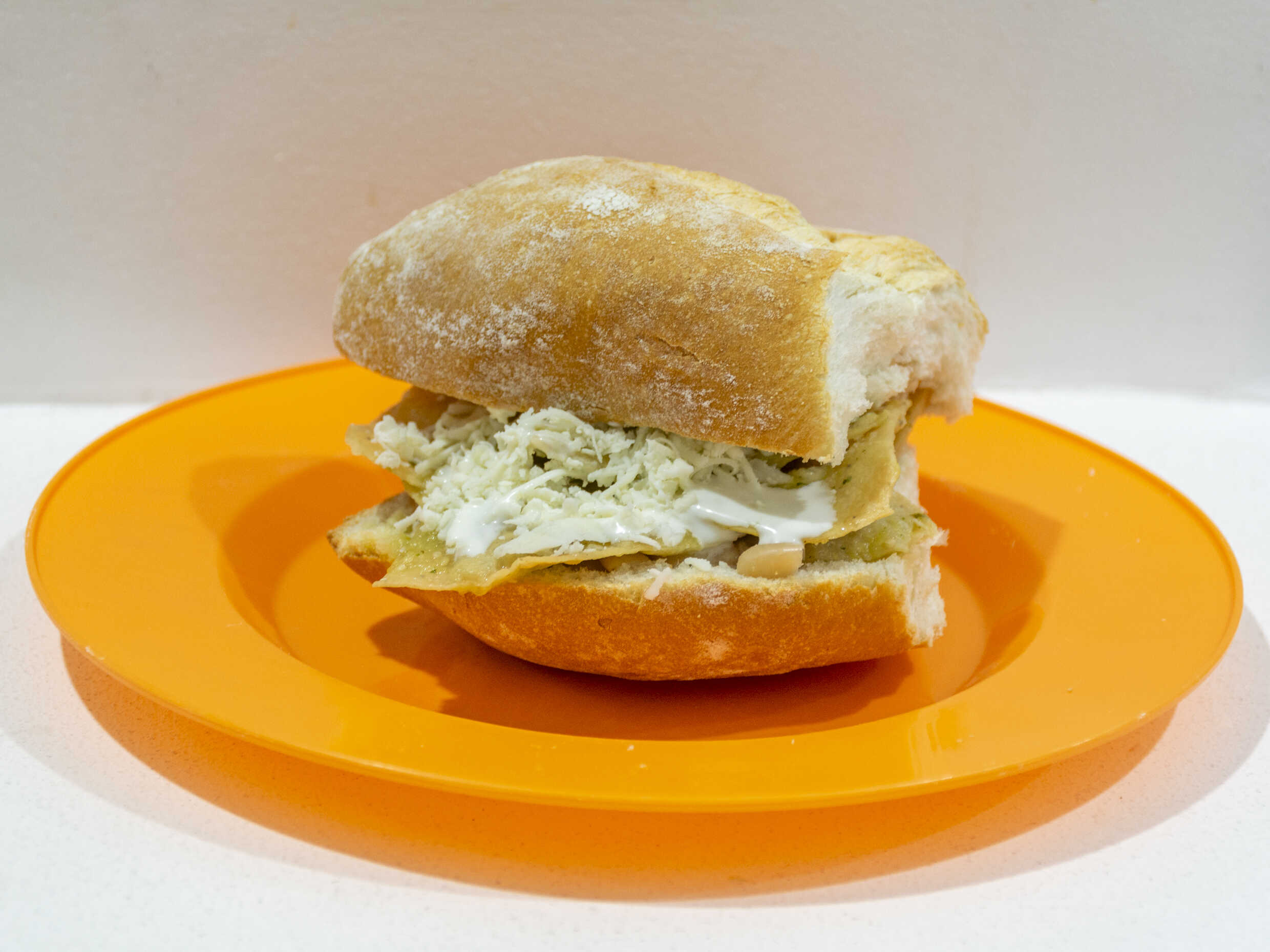 Torta de chilaquiles
