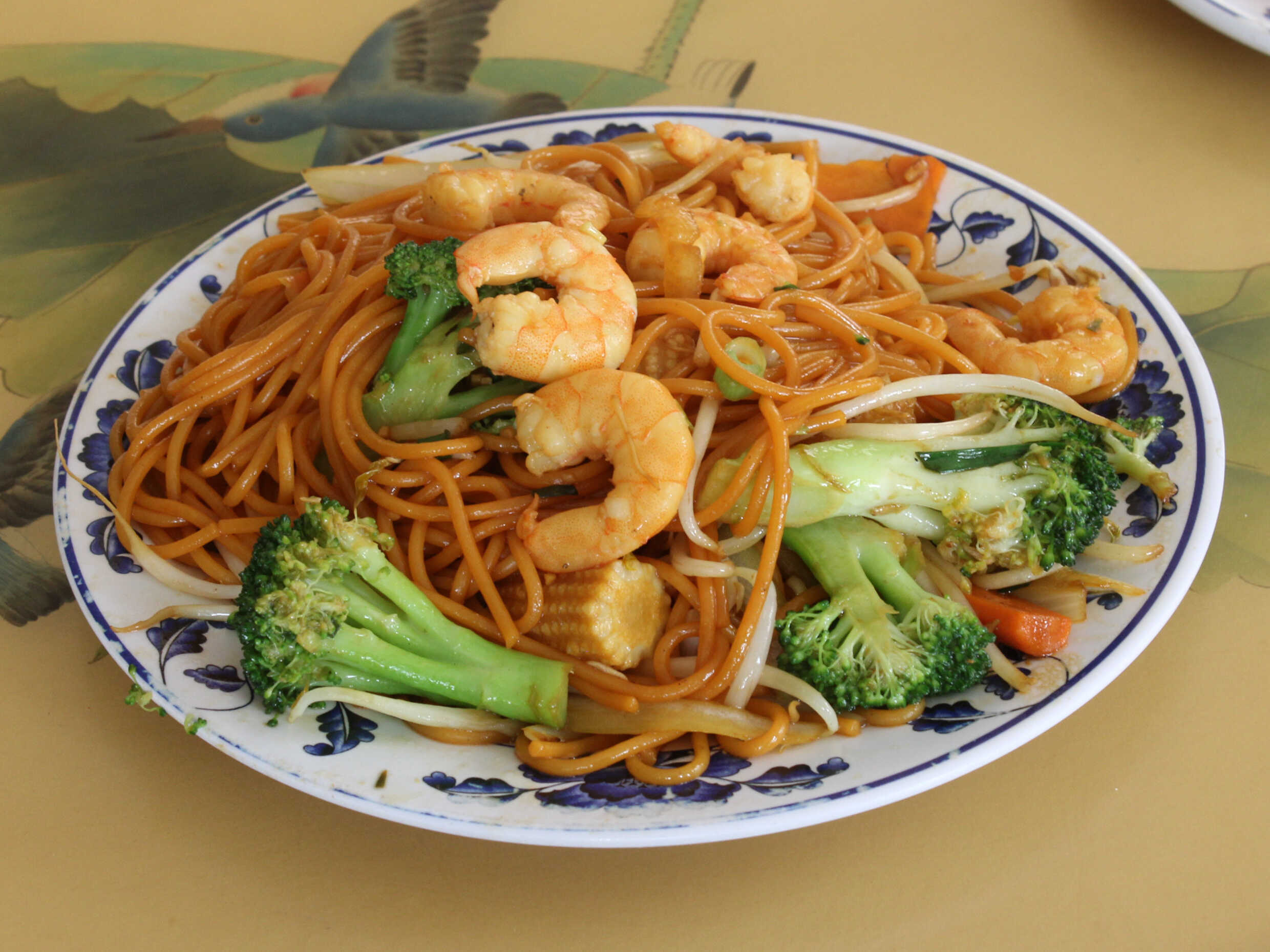 Chow Mein de Camarón