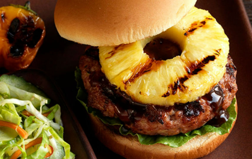 Hamburguesa Arrachera Hawaiana