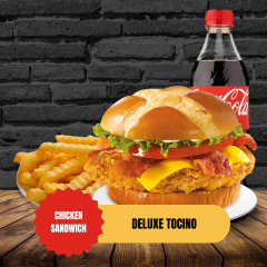Combo Chicken Sándwich Deluxe Tocino