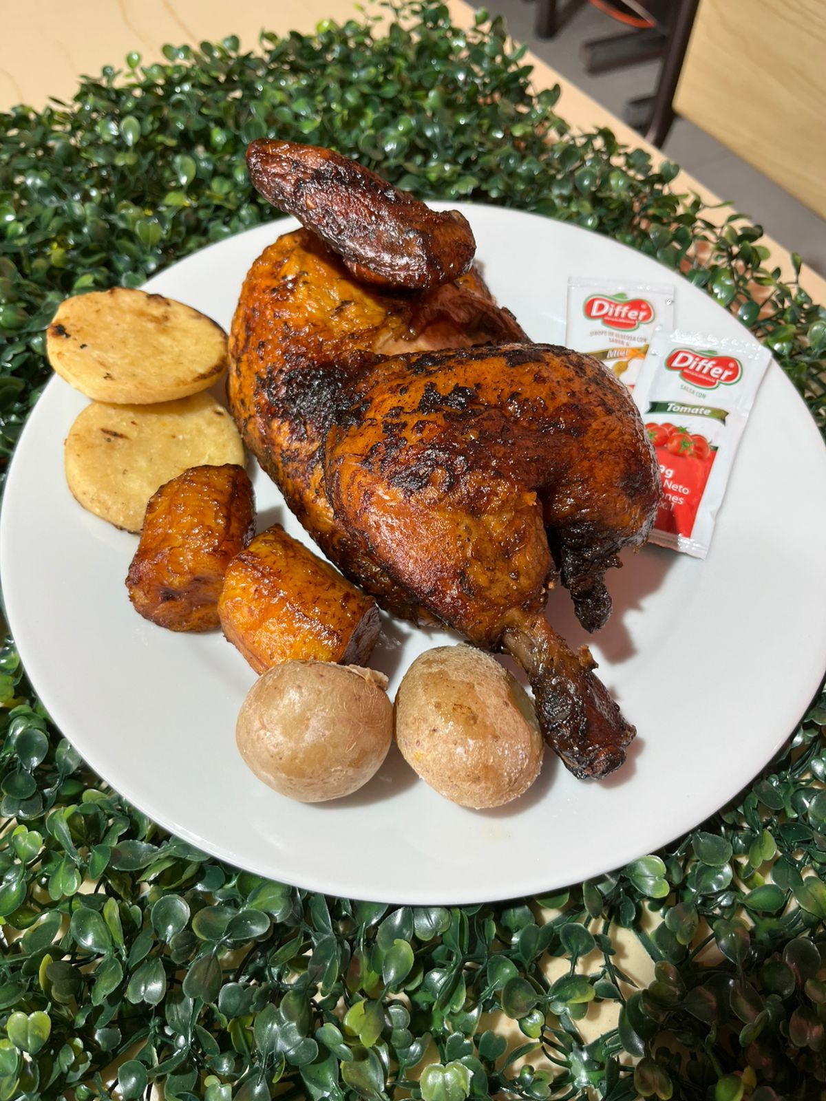 ⭐1/2 Pollo Carbón⭐