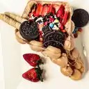 Bubble waffle Oreo Brownie