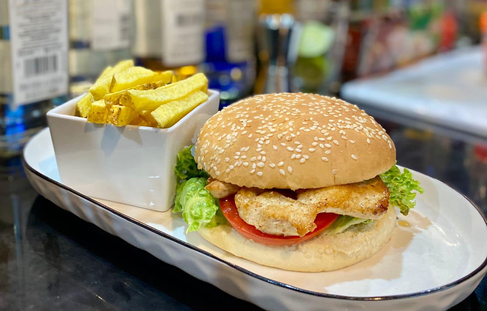 Hamburguesa Filete de Pollo