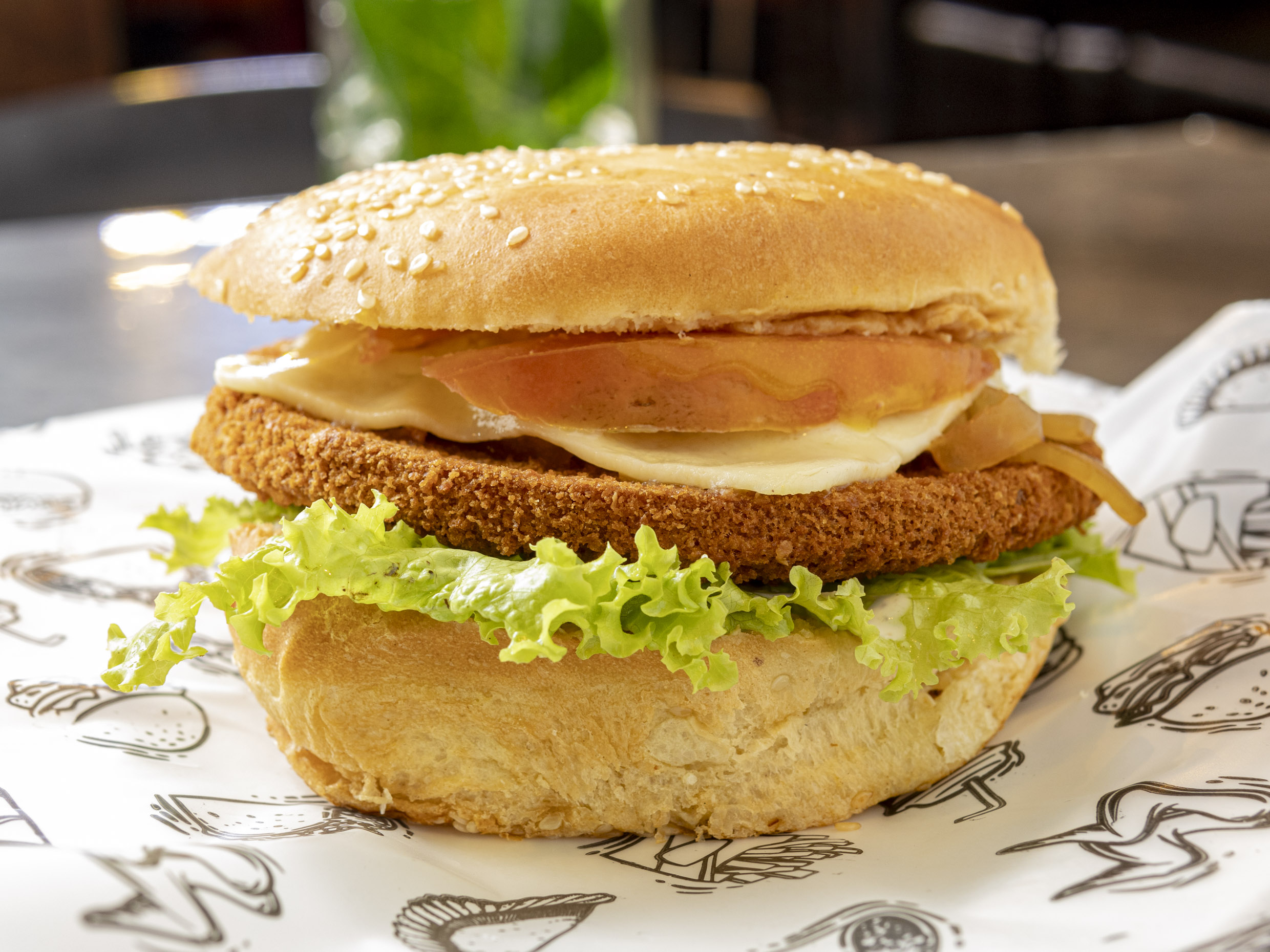 Hamburguesa de Pollo