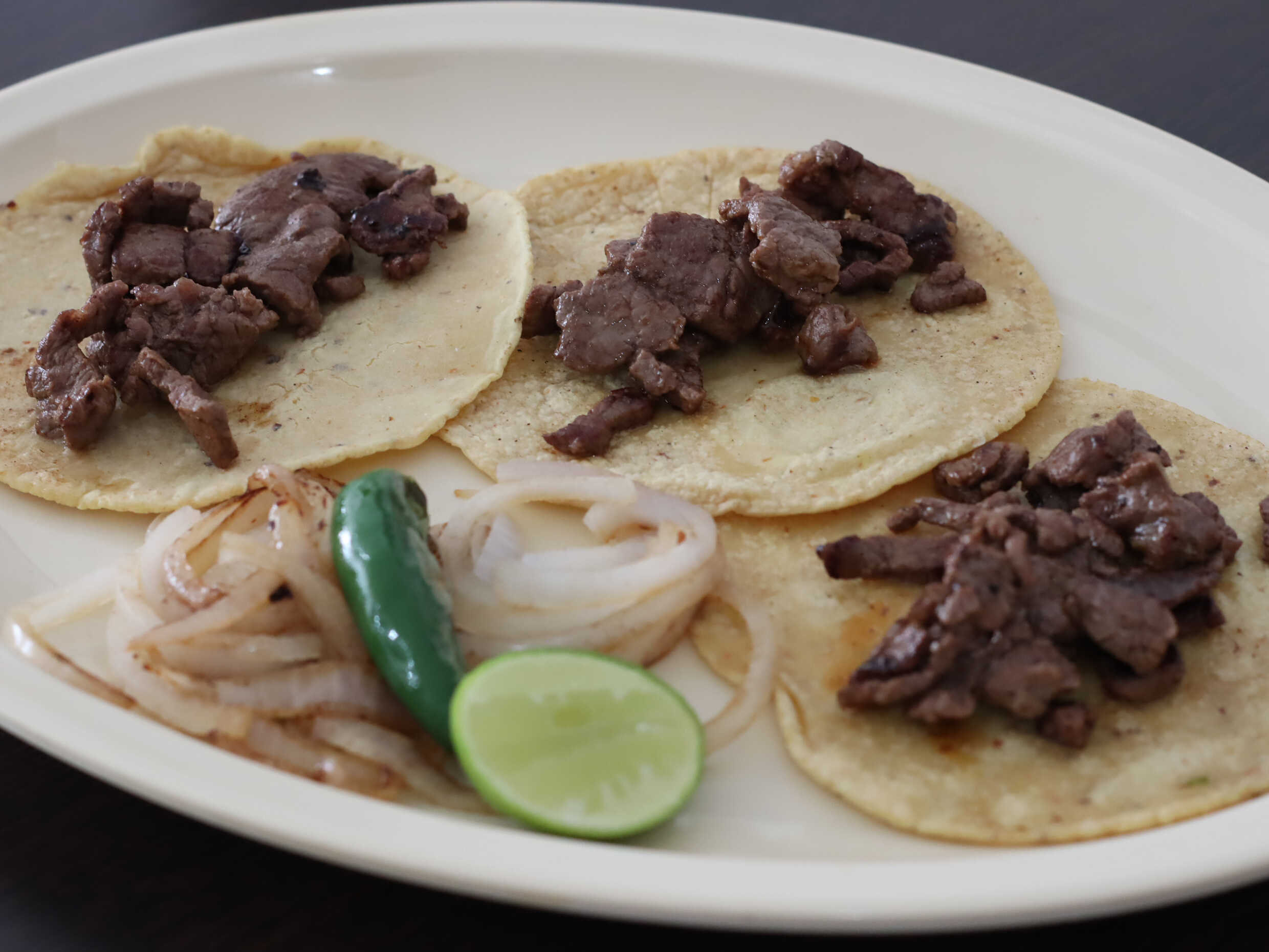 Orden de Tacos de Bistec