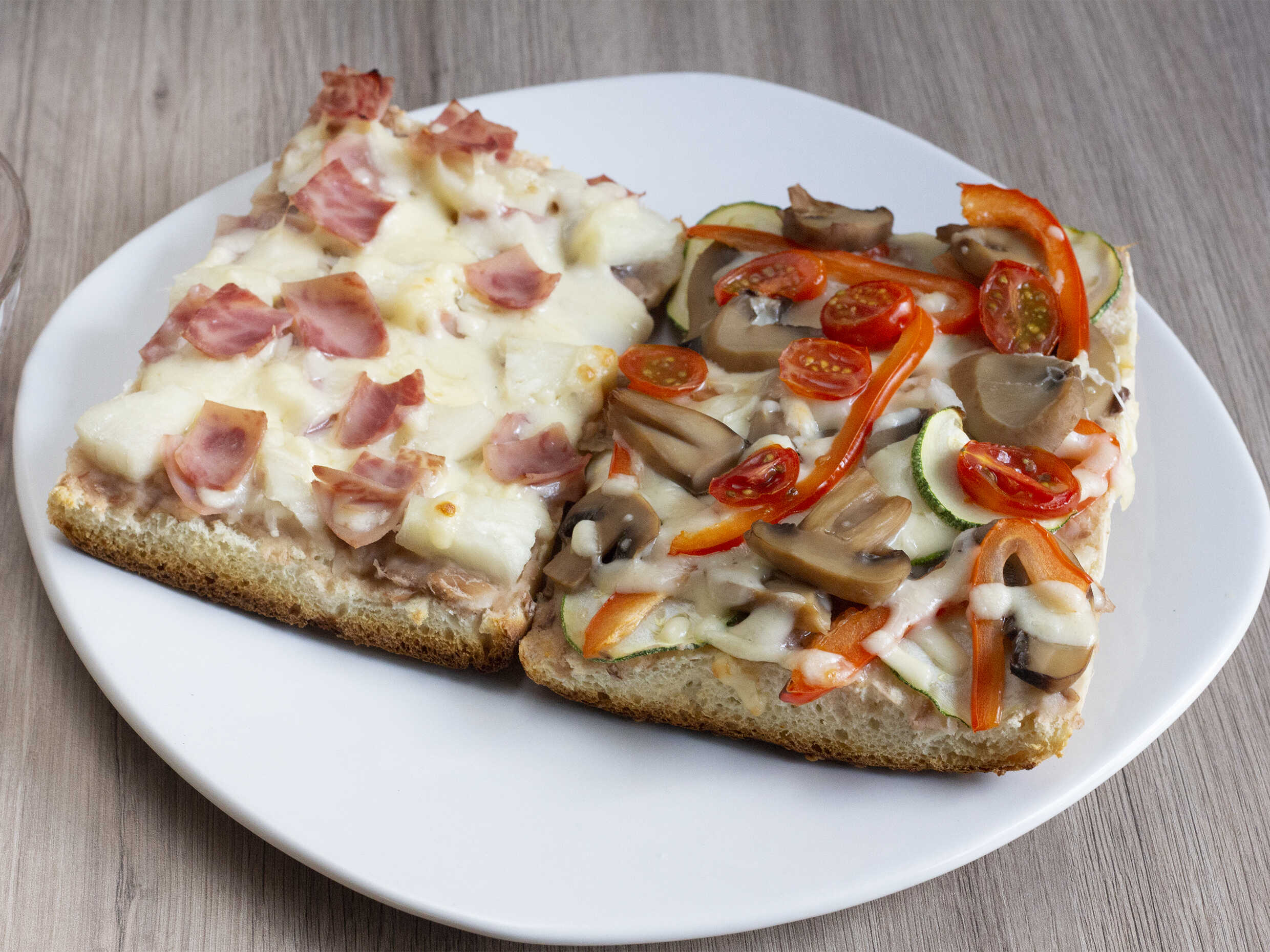 Mollete con Jamón