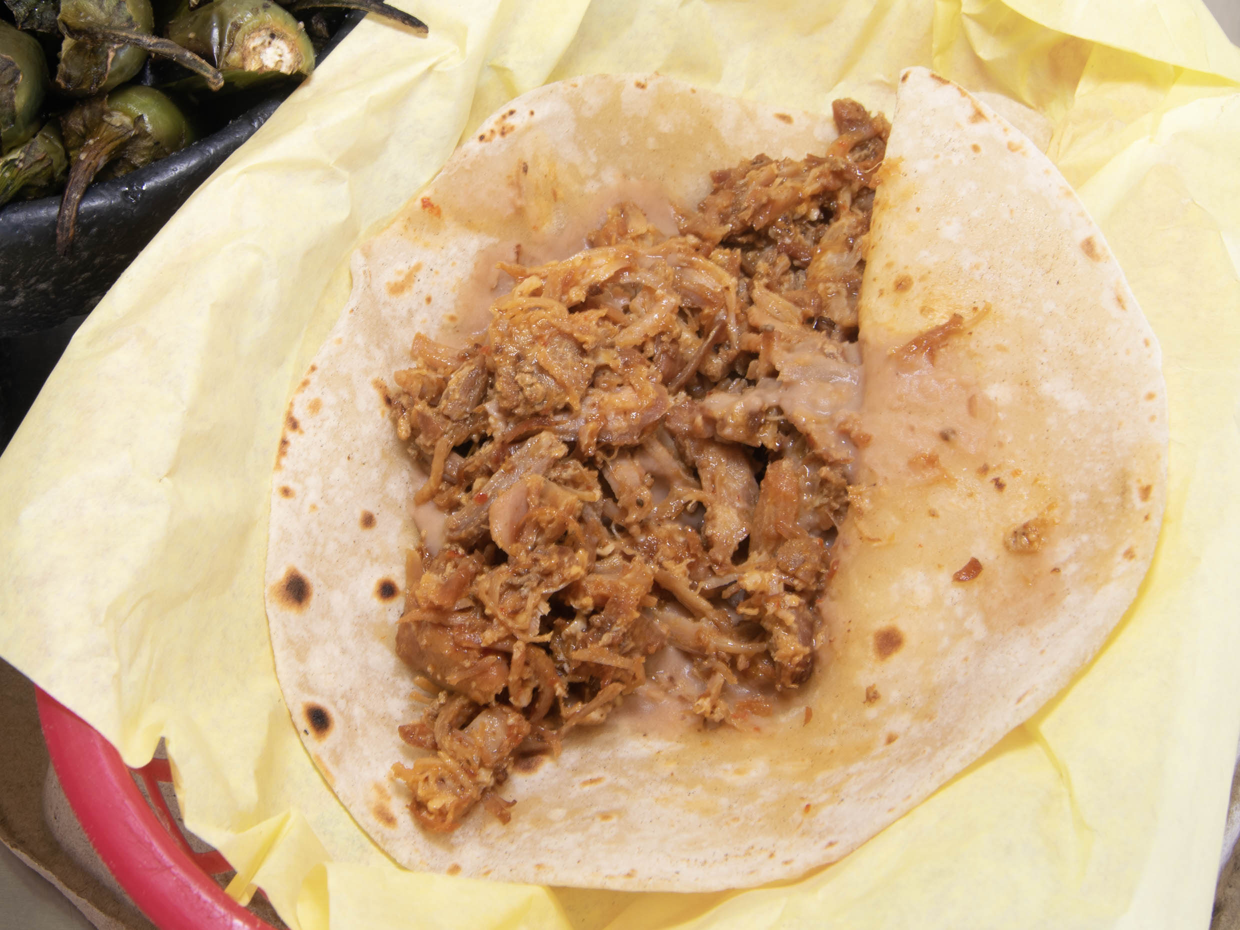 Burrito de Pierna de Puerco
