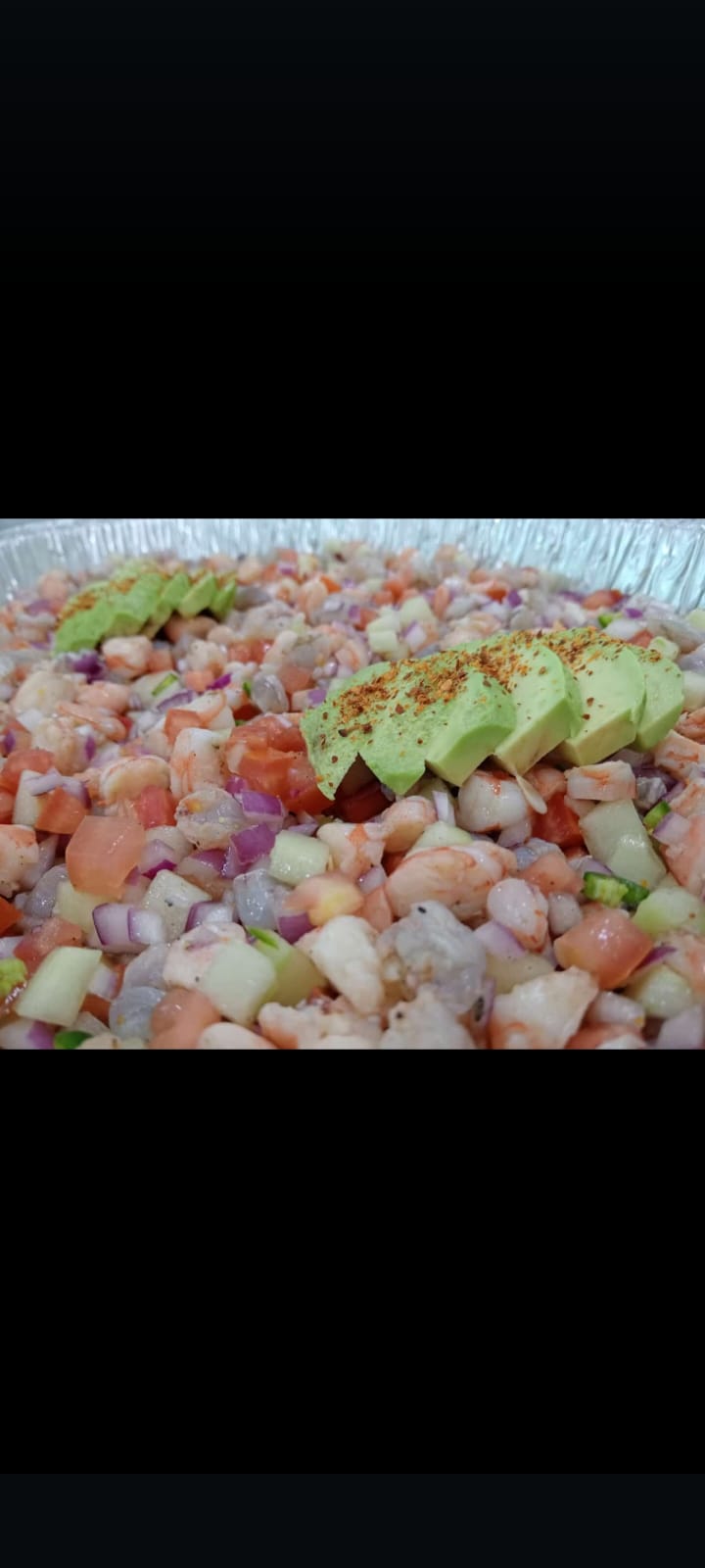 Ceviche de Camaron 1/2 Litro
