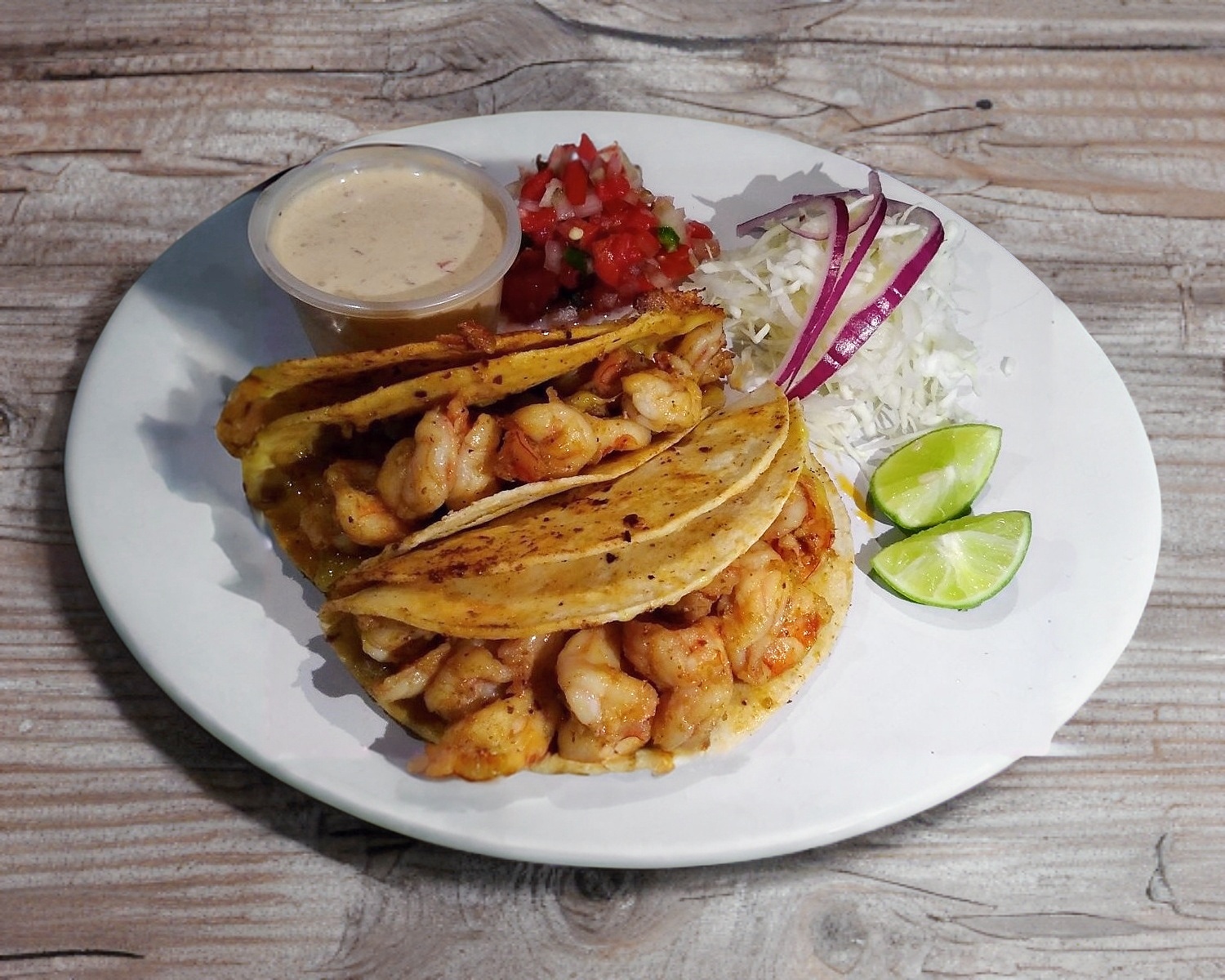 Taco de Camarón Enchilado