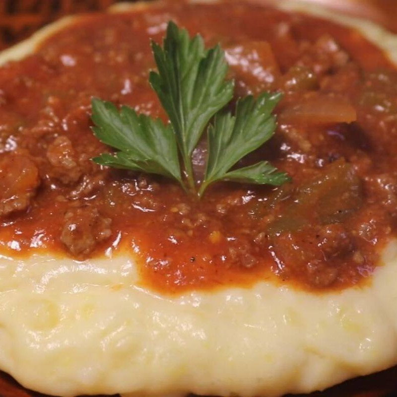 Aqui Na Panelinha Você Encontra O Purê Com Carne Moida Que Da Água Na Boca Só De Imaginar. Quem Pediu Não Resistiu E Pediu De Novo. Acompanhamento: Purê Com Carne Mida Suculenta No Meio