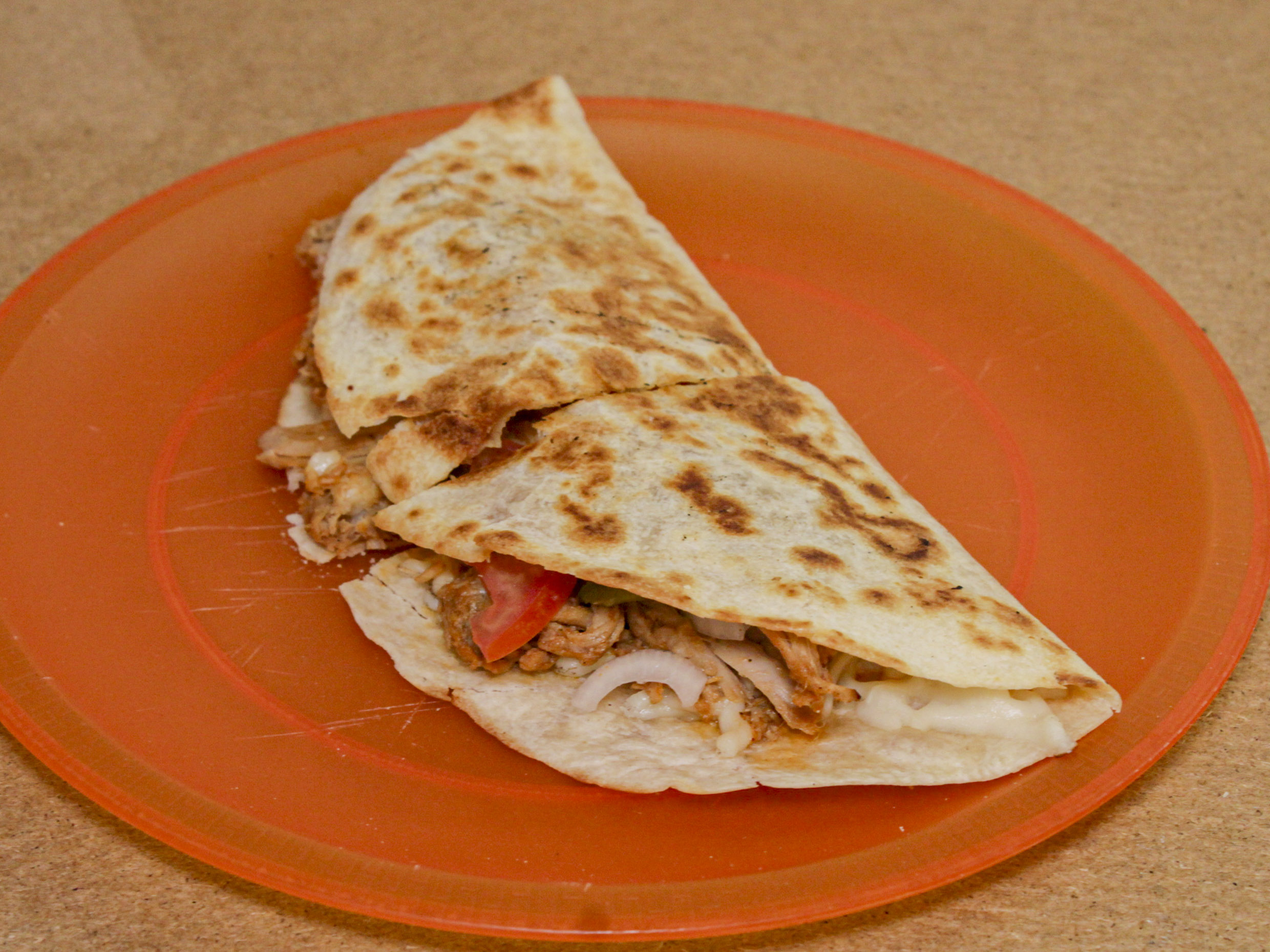 Quesadilla combinada con carne