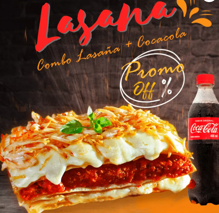 Combo Lasaña + Cocacola