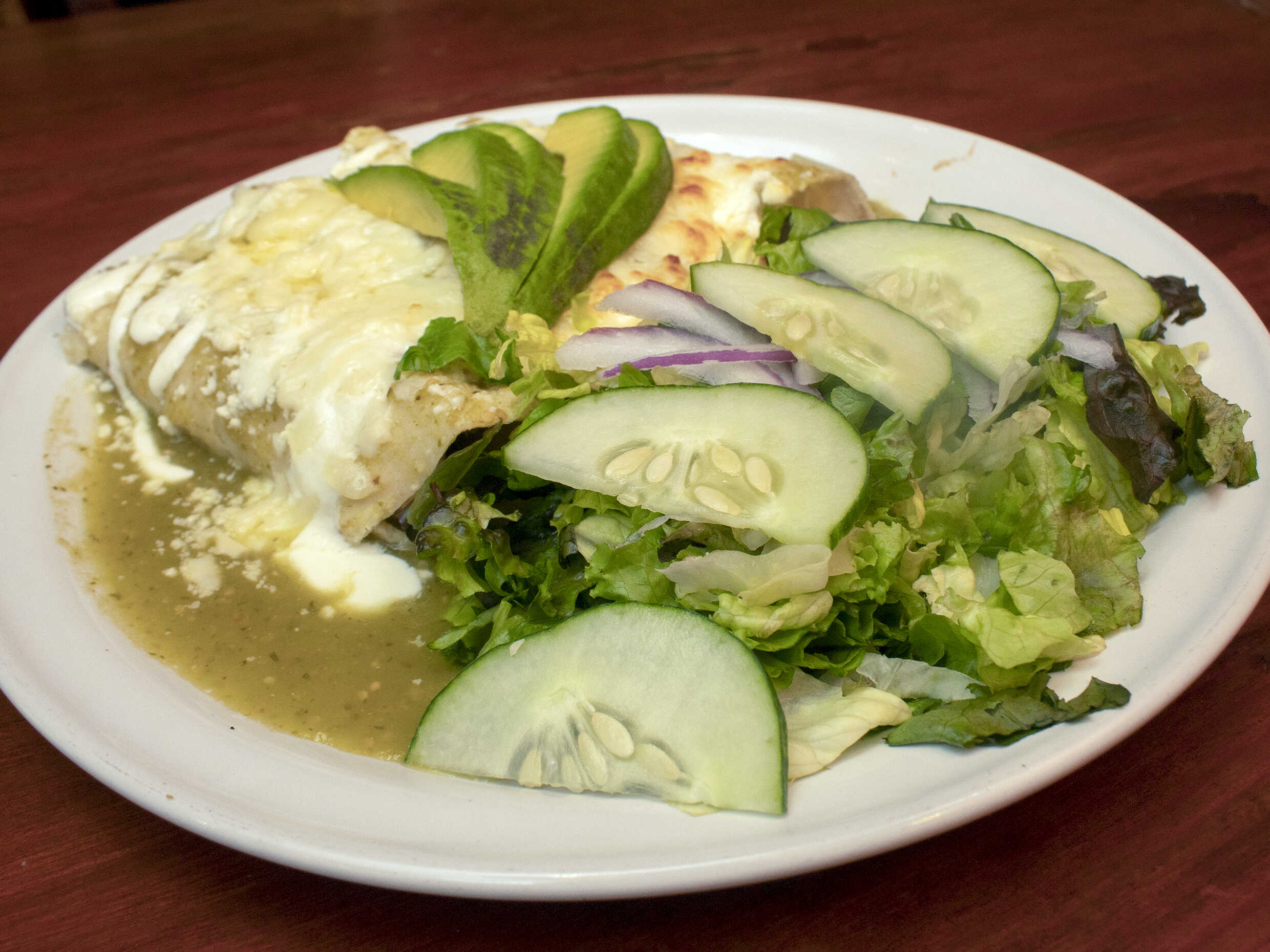 Enchiladas Suizas Queso