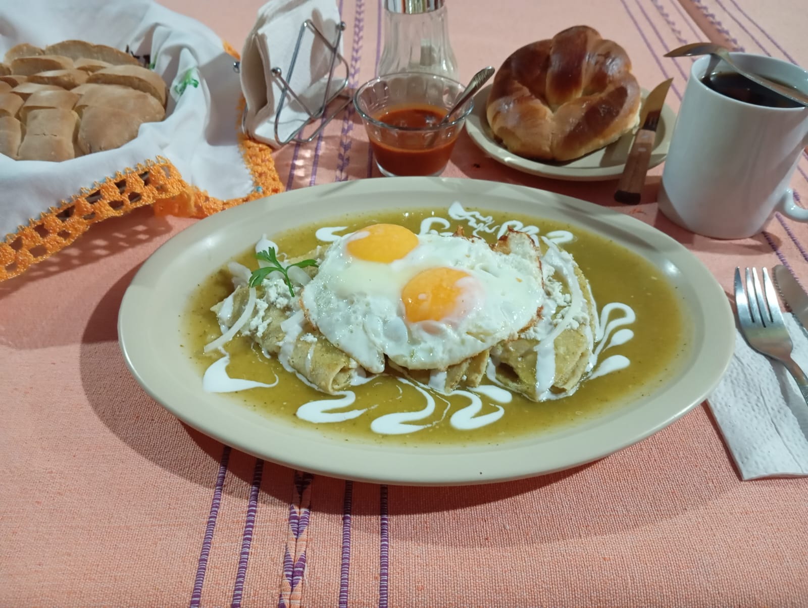 Enchiladas Verdes con Proteína