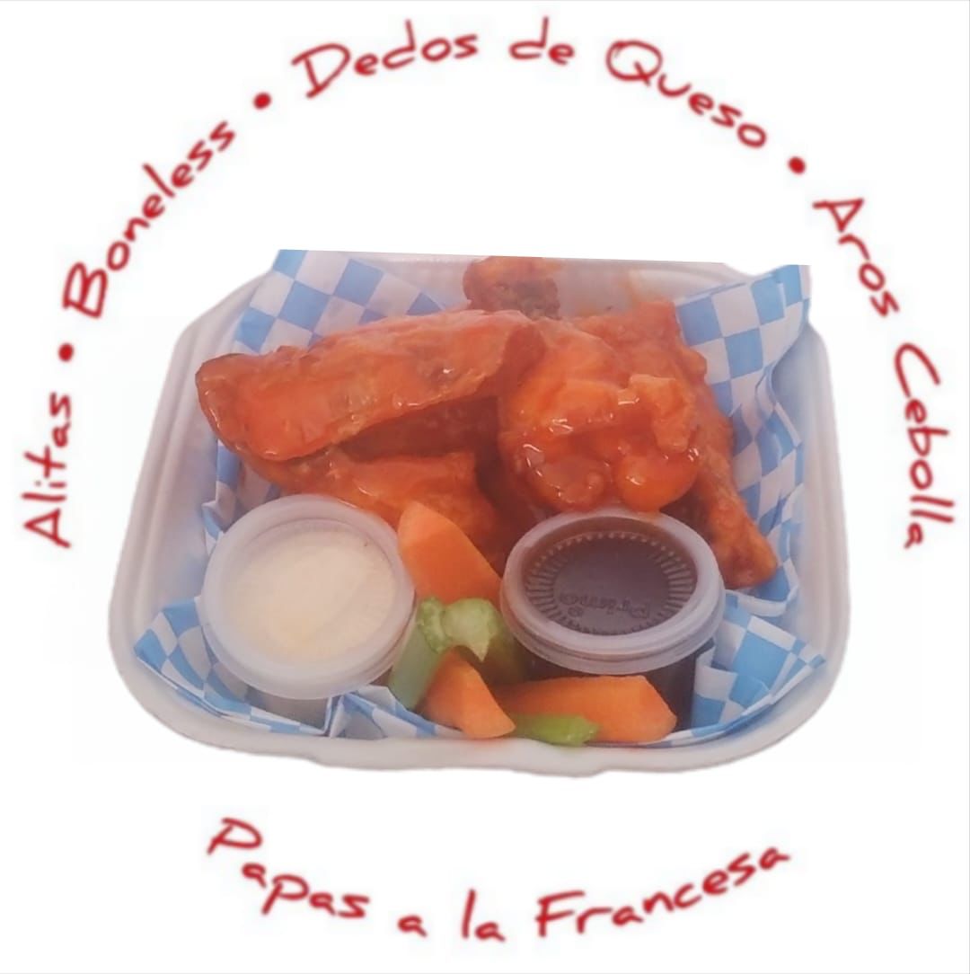 Alitas 300GR + Papas