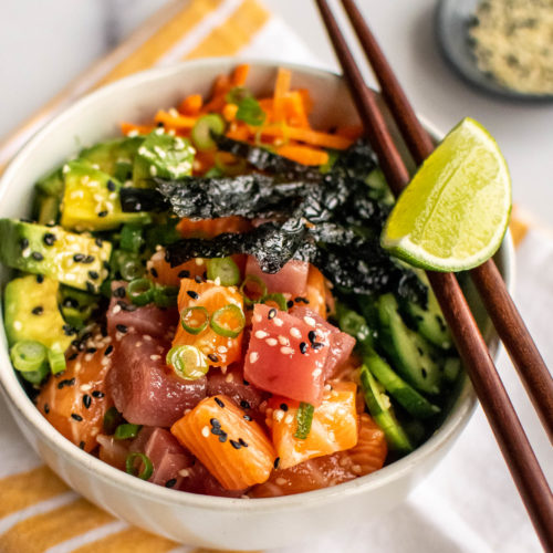 Poke Bowls Camarón y Tampico