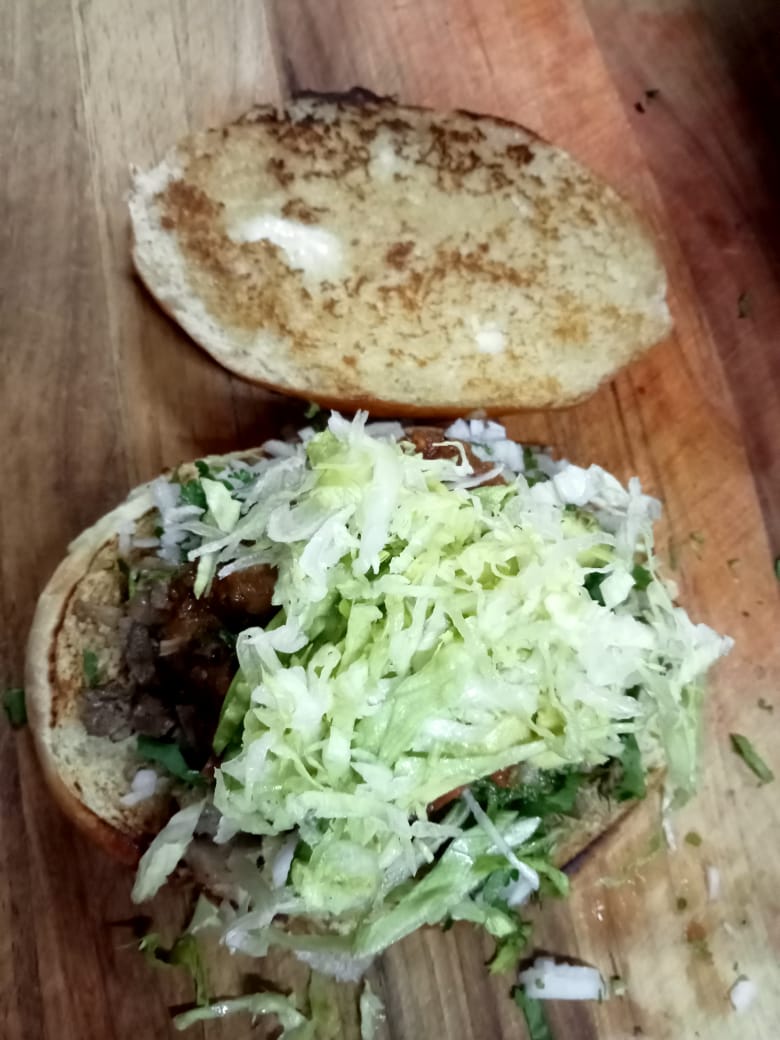 Torta de Asada + Coca cola