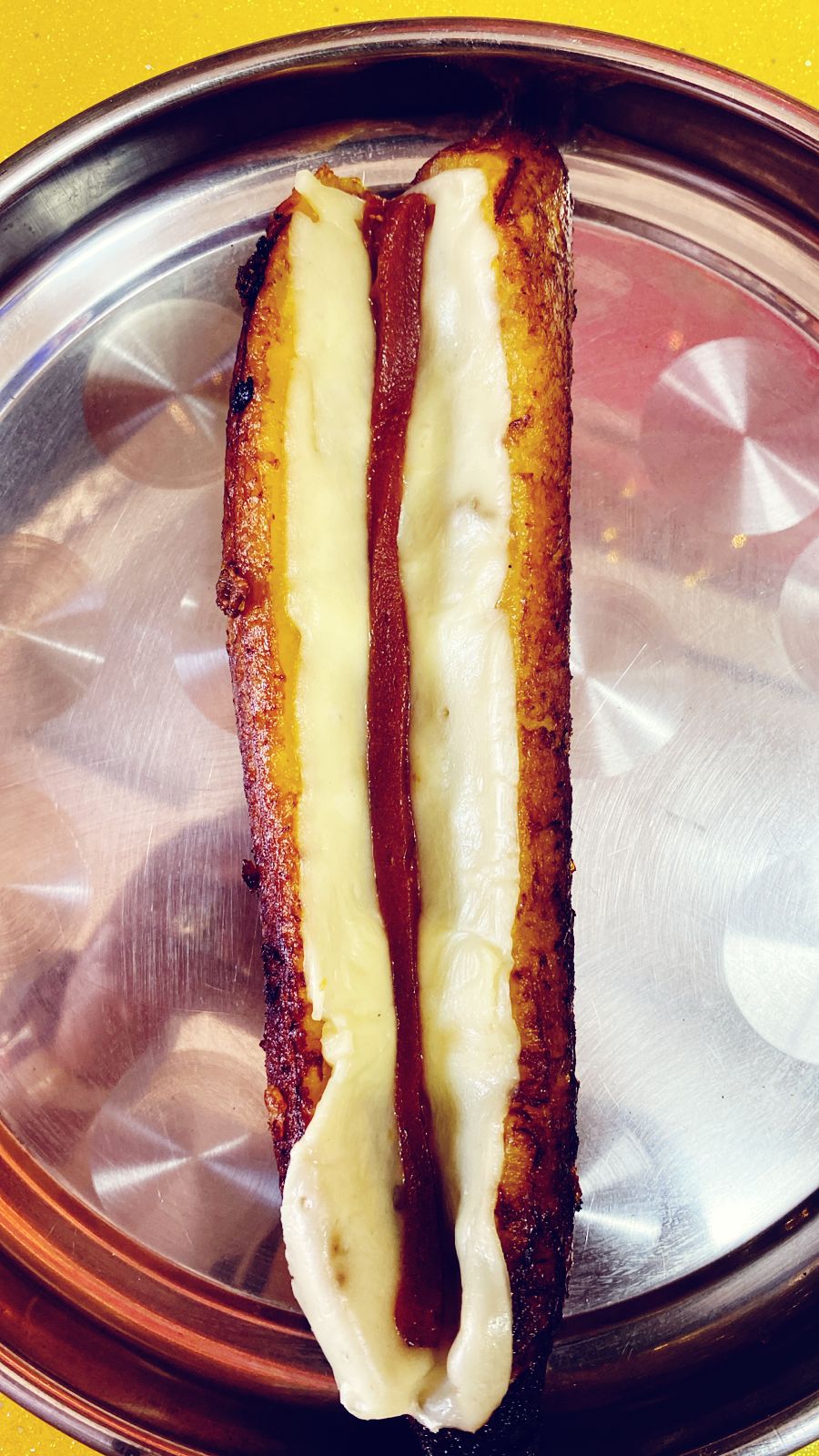 Platano con Queso y Bocadillo