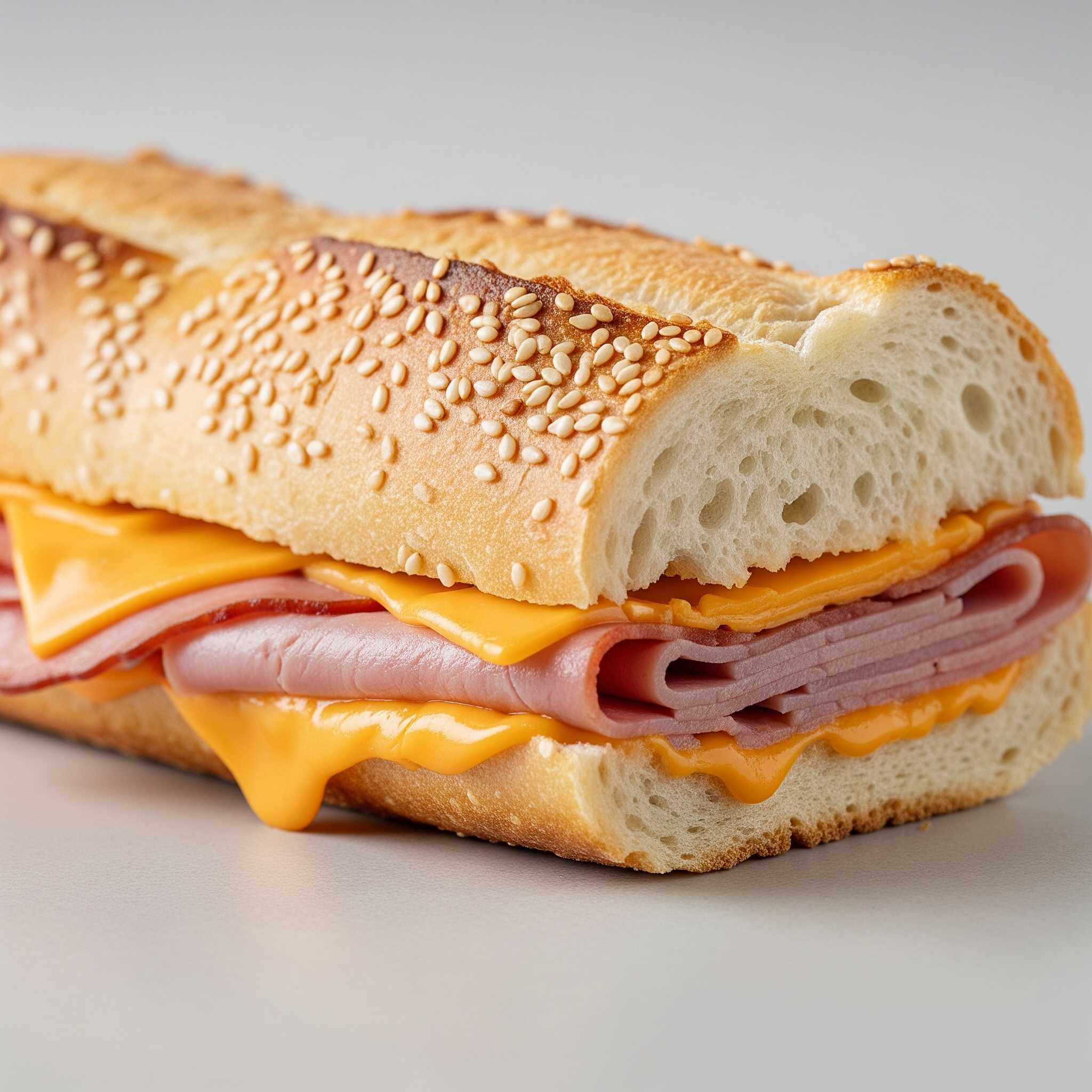Aplastado Jamón y Queso