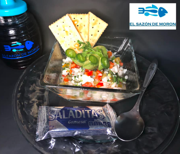 Ceviche Medio Litro.