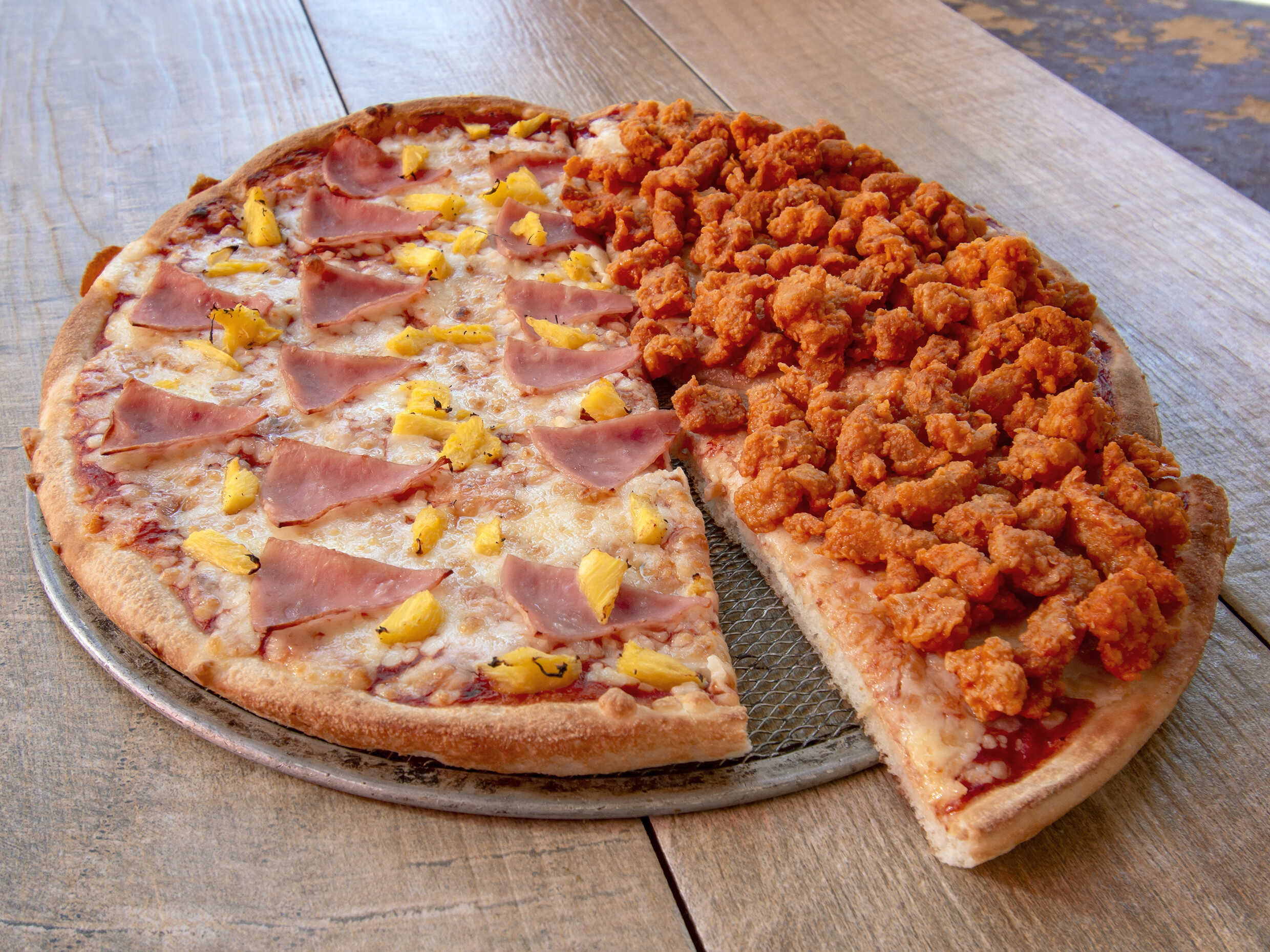 Pizza Hawaiana Elige tu Salsa