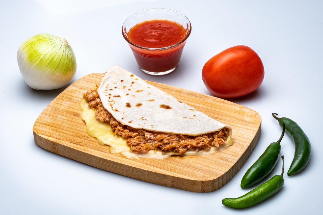 Quesadilla de Papas con Chorizo