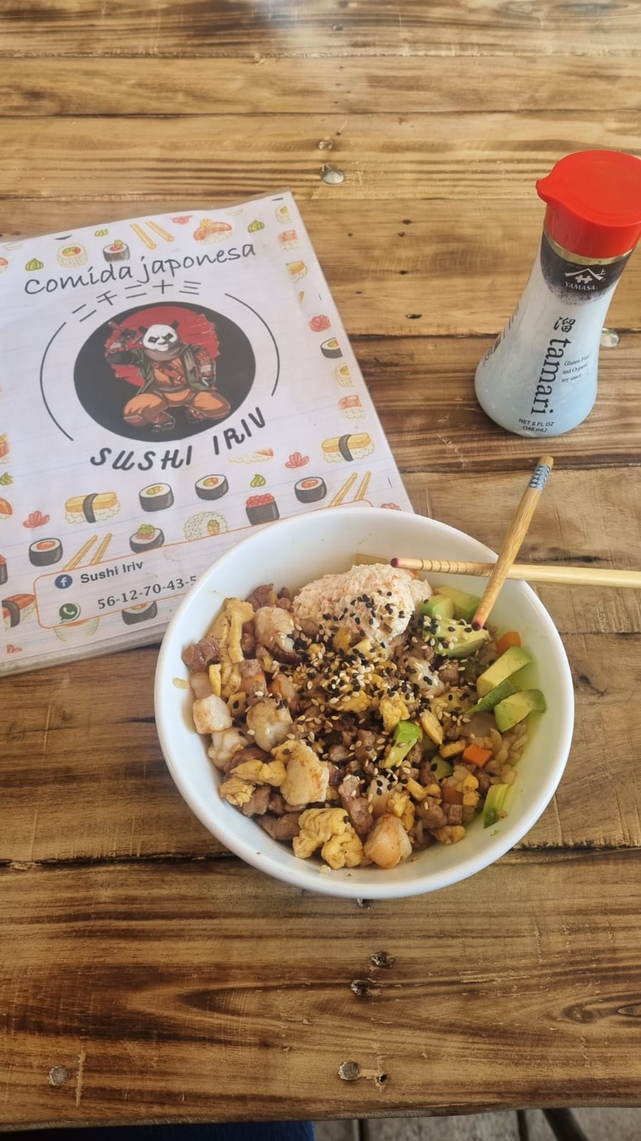 Yakimeshi de Pollo