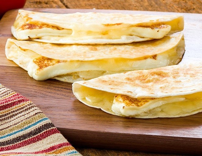 Quesadilla de tortilla de harina