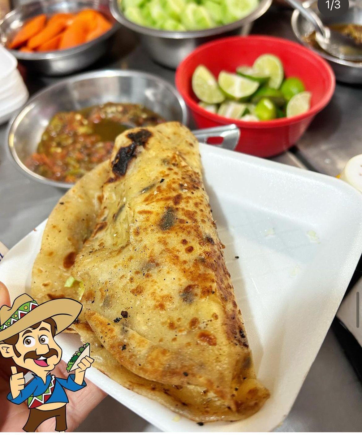 Taco de Maiz combinado