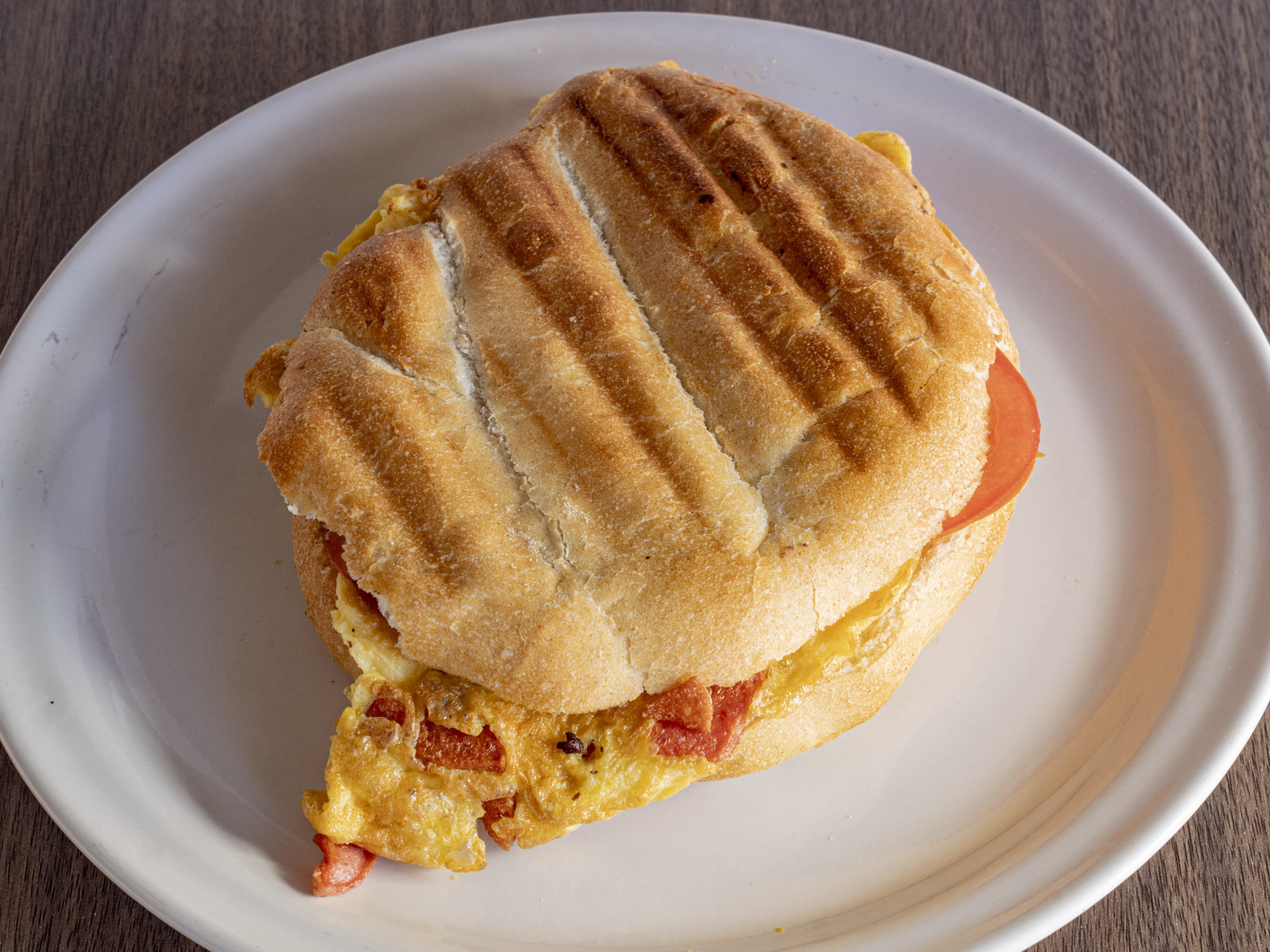 Torta Huevo con Salchicha.