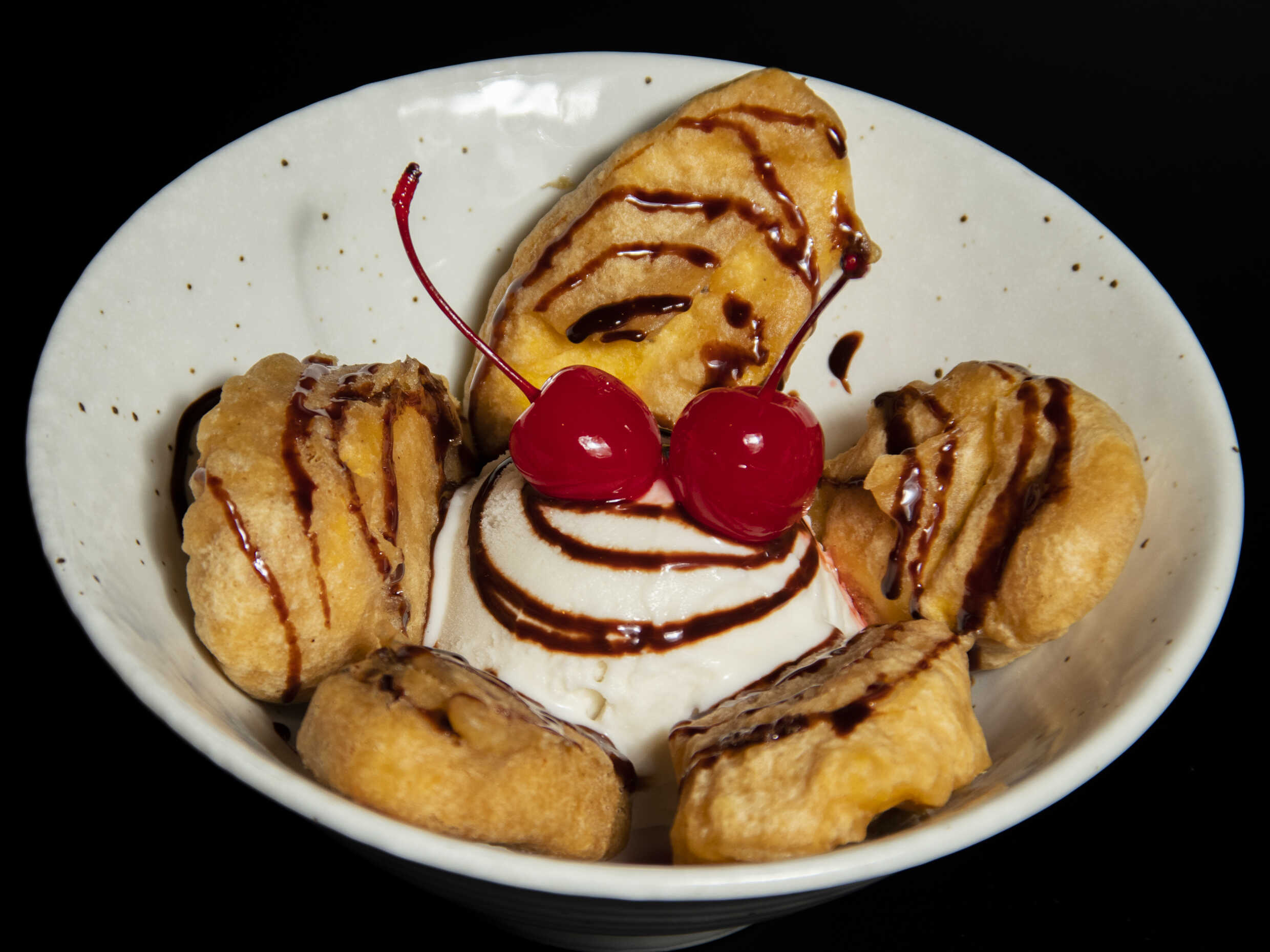 Tempura de Plátano con Helado