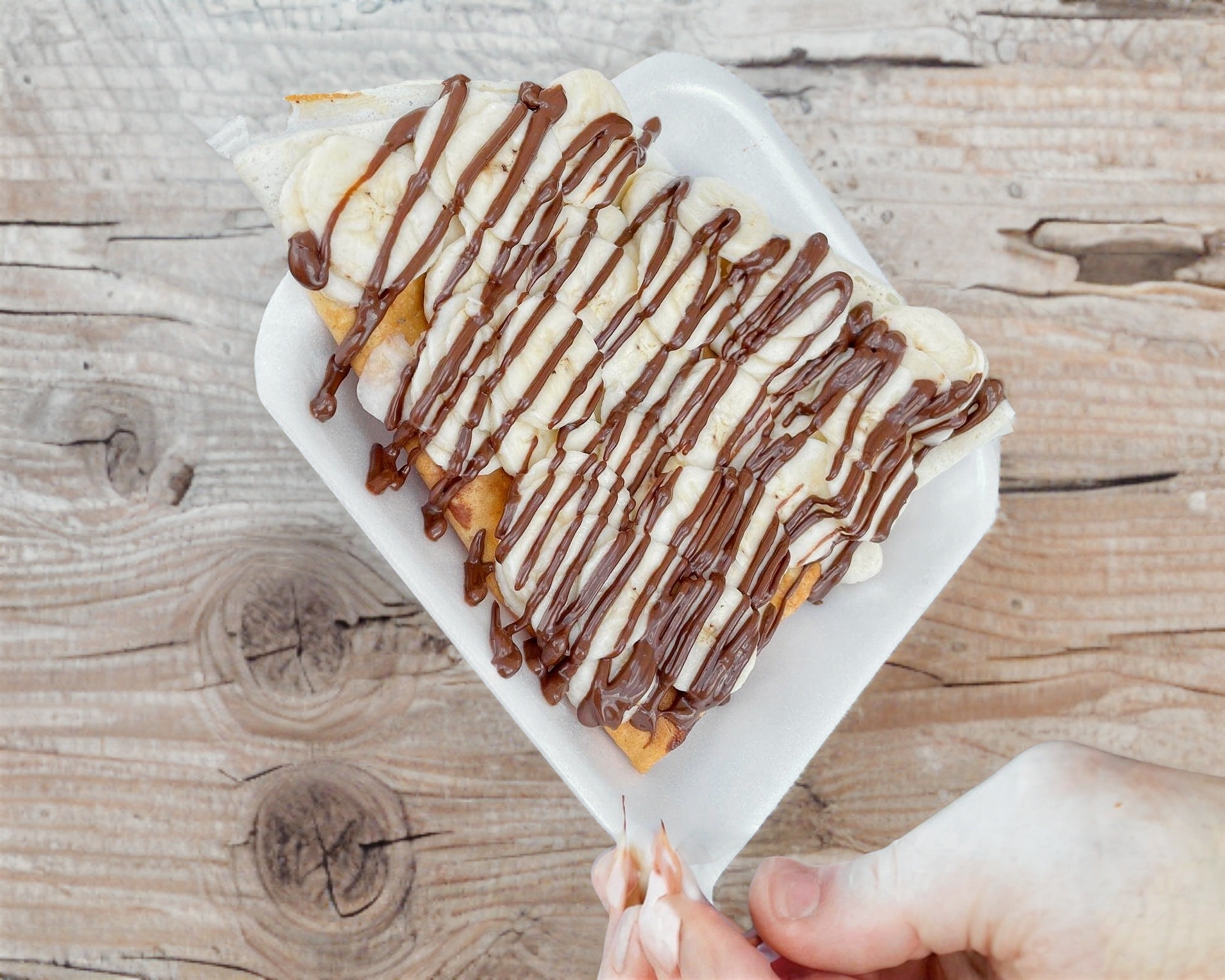 Crepa Nutella con Plátano