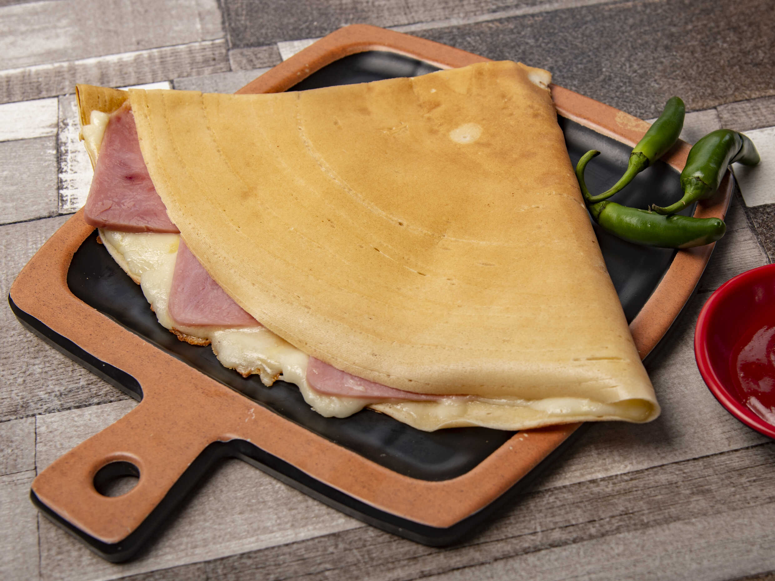 Crepa de Jamón y Queso