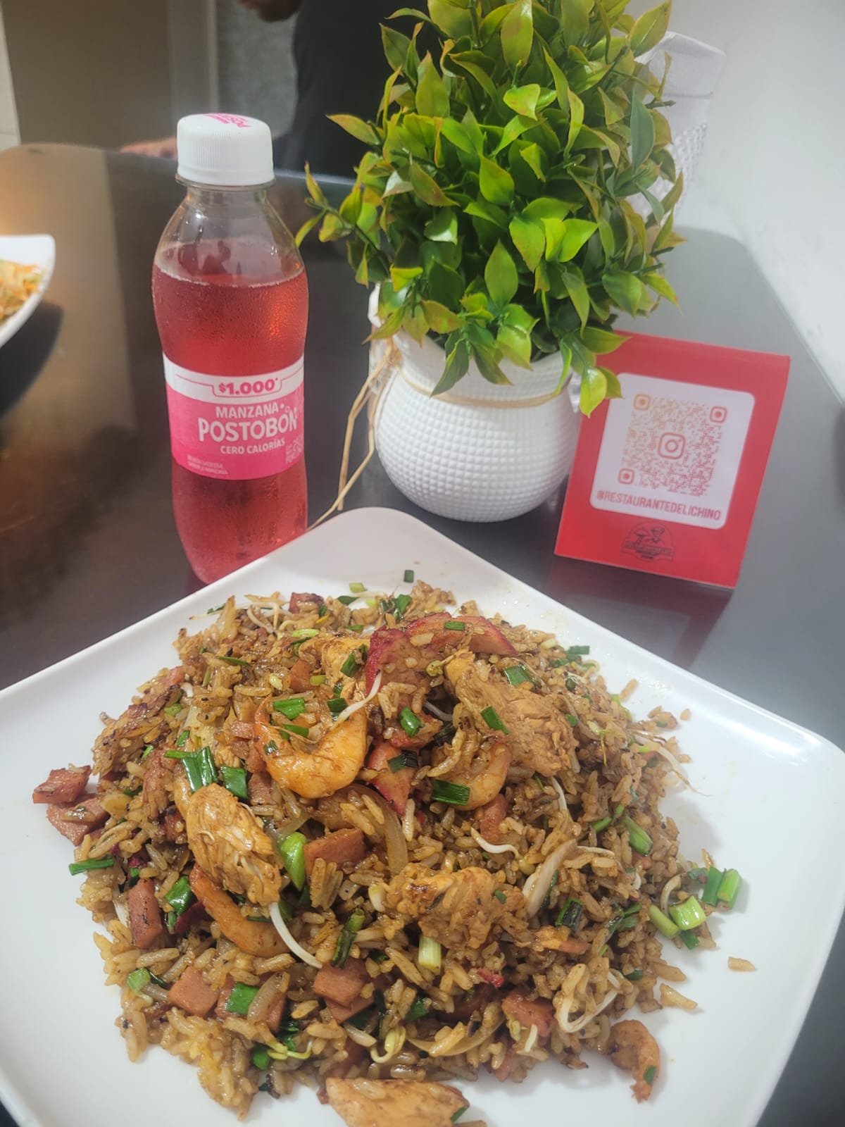 Arroz Especial Personal + Papas + Bebida 250ML