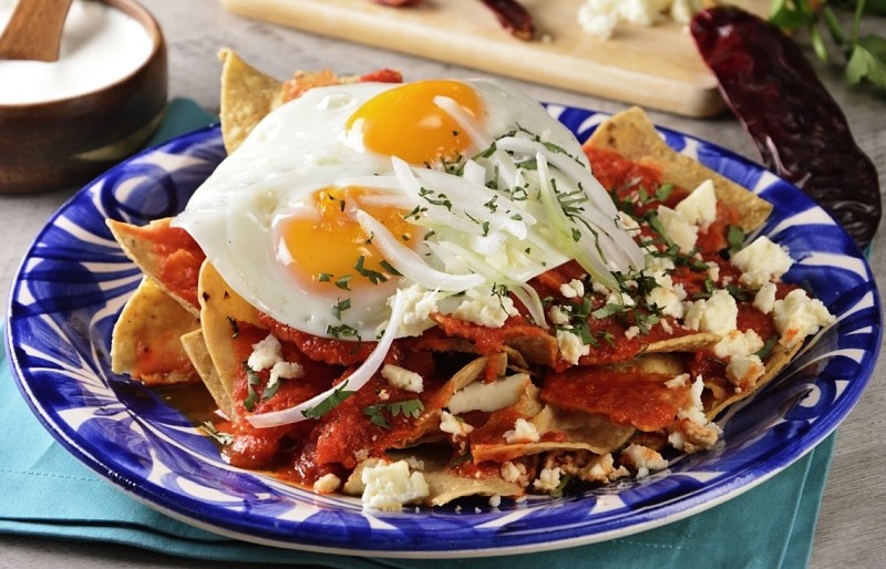 Chilaquiles con Huevo