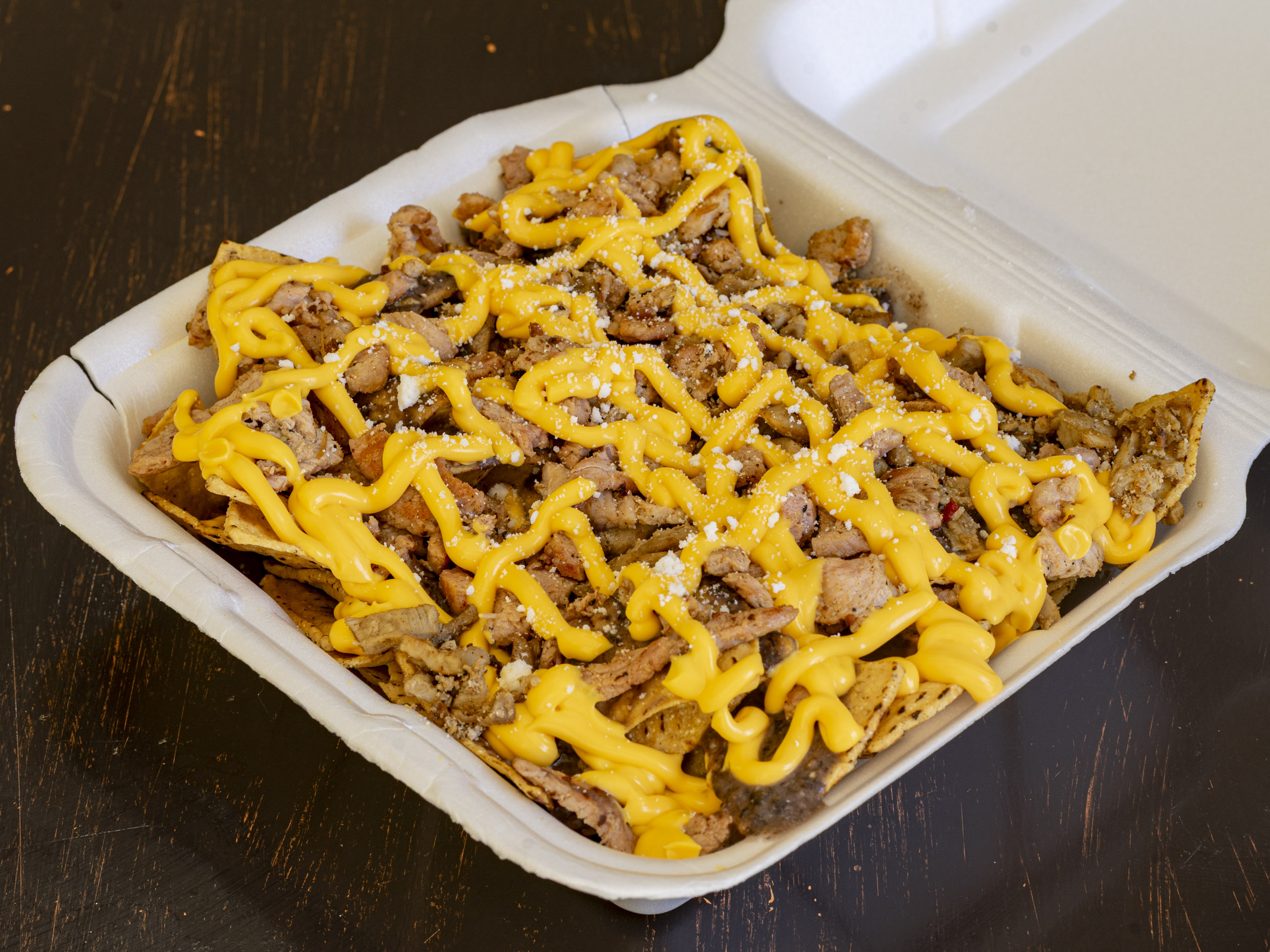 Nachos  de asado