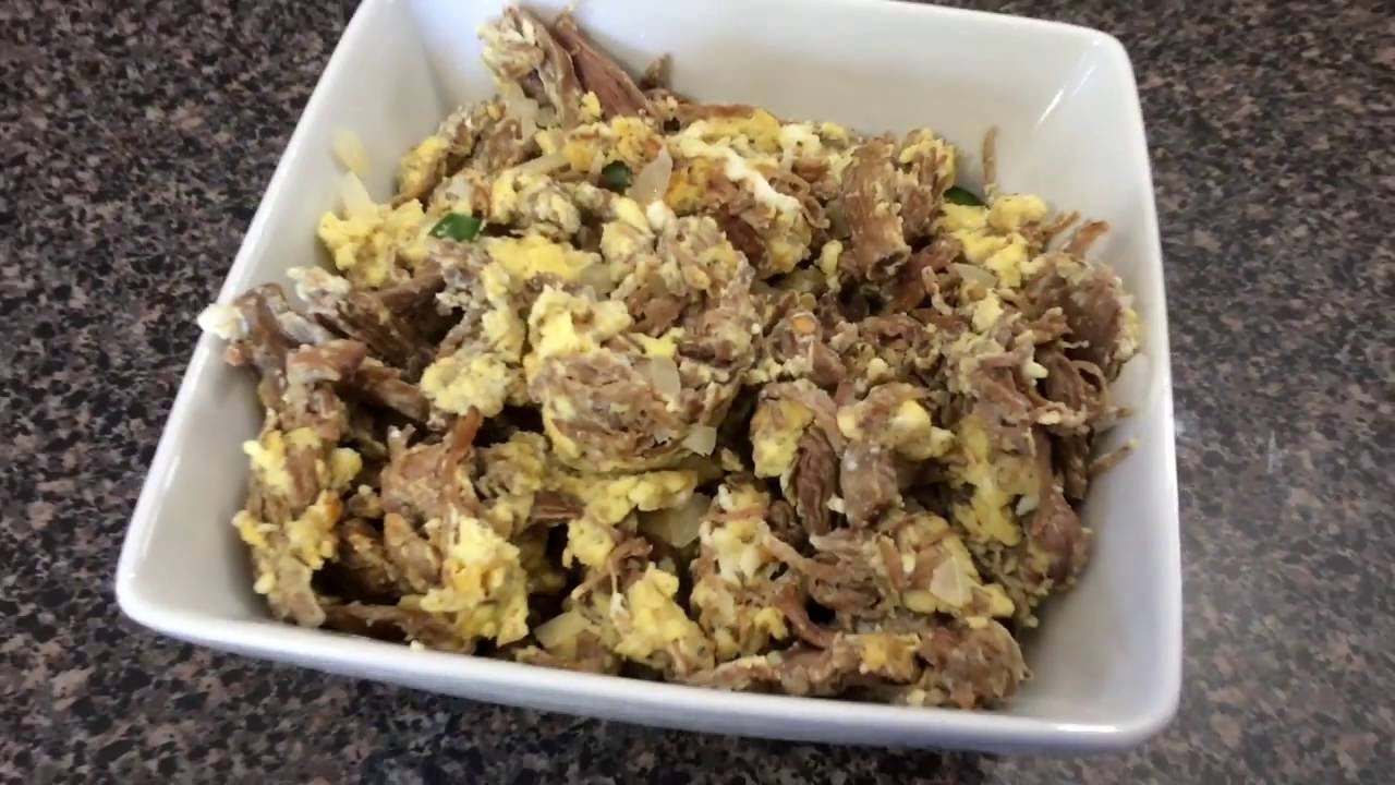 TACO DE DESHEBRADA CON HUEVO