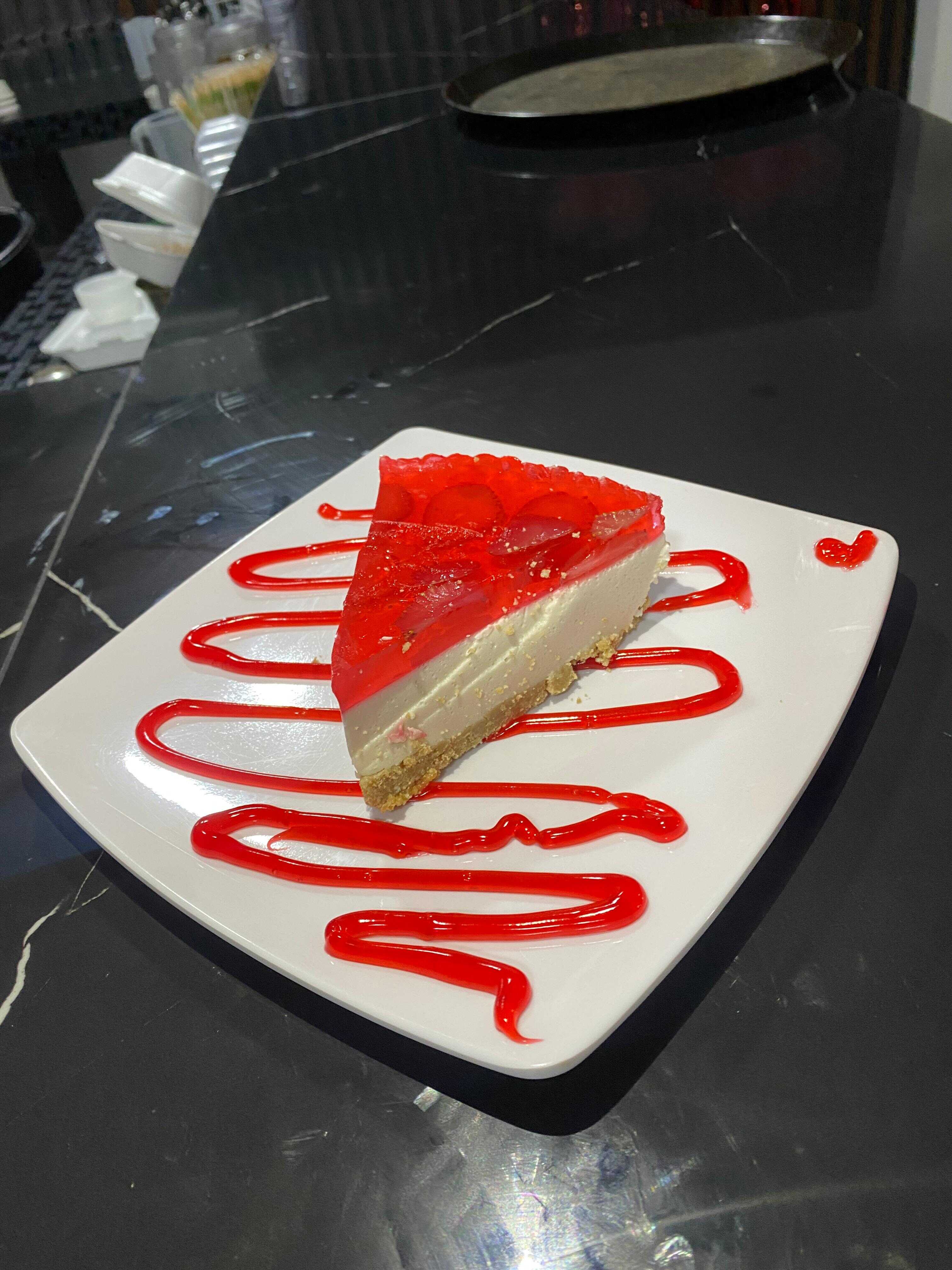 GELATINA CHEESECAKE DE FRESA