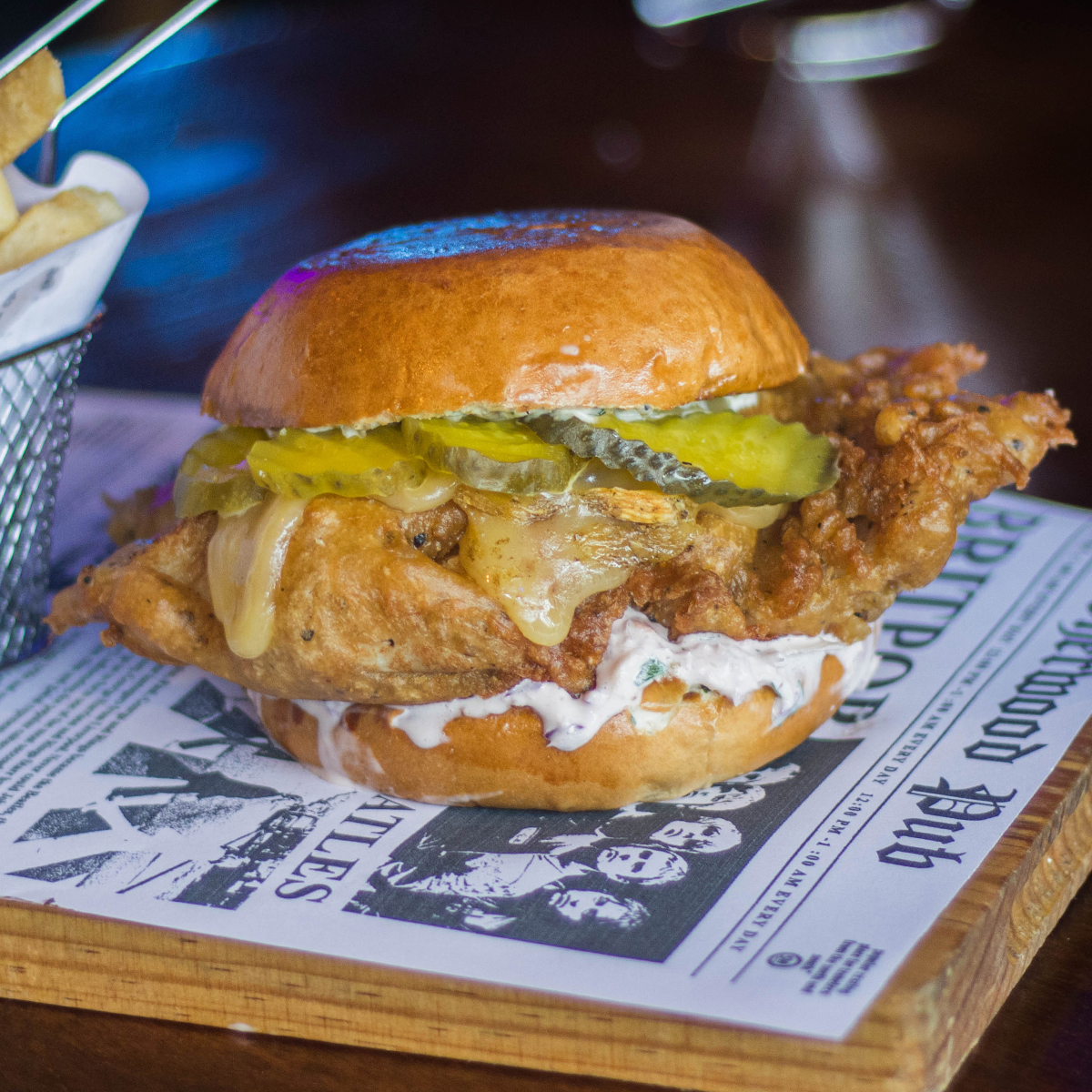Chiken Tender Burger