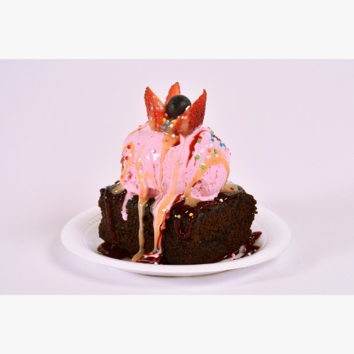 Brownie con Helado