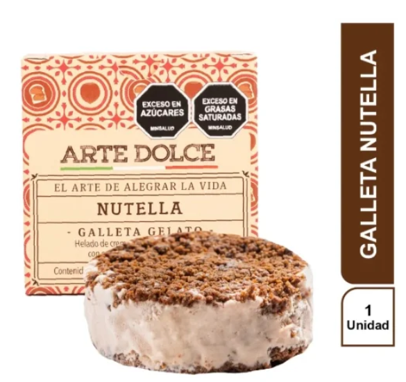 Galleta Helado de Nutella